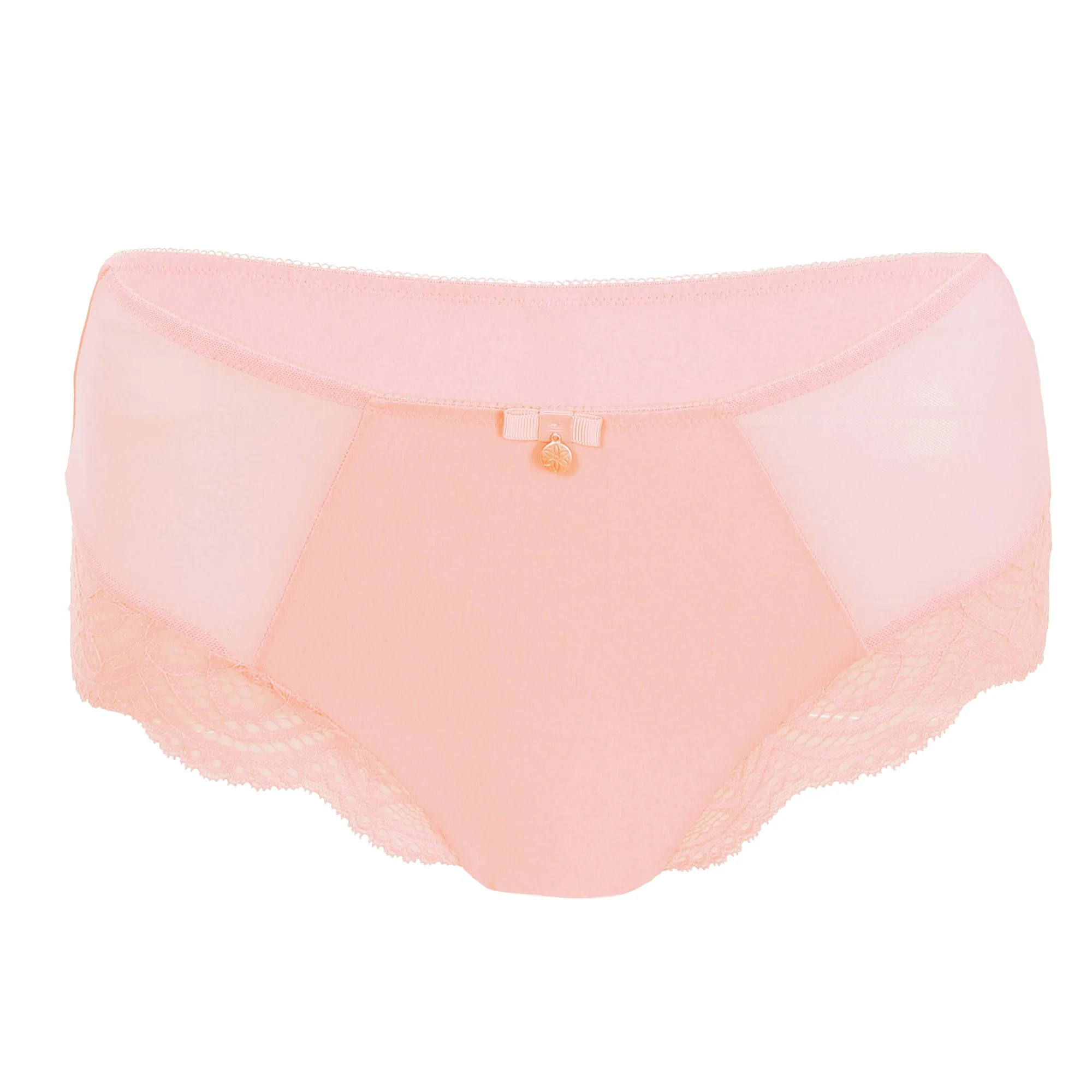 SHORTY TOUT DENTELLE ROSE CLAIR