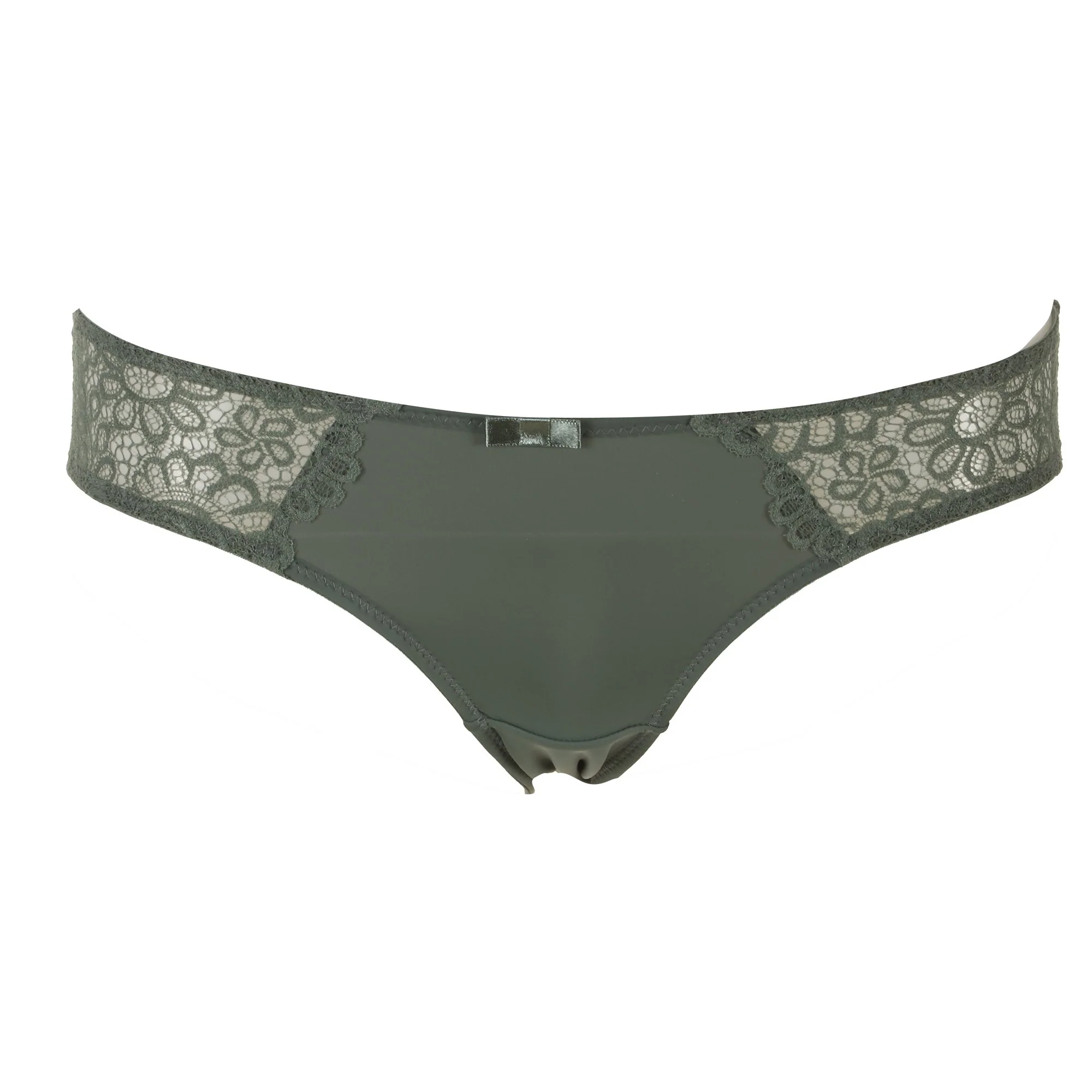 Slip en dentelle vert - Vert