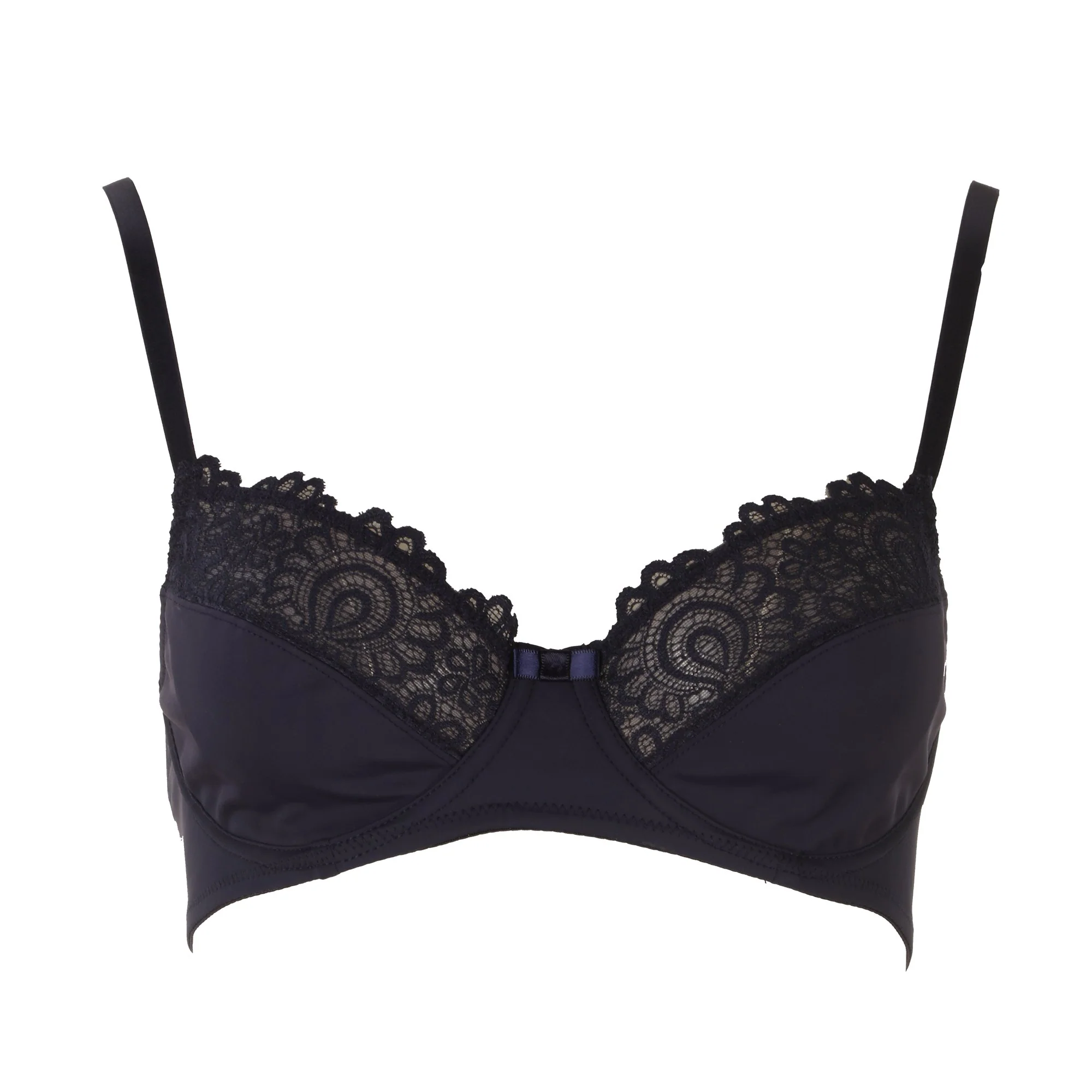 Soutien gorge en dentelle bleu marine - Bleu foncé