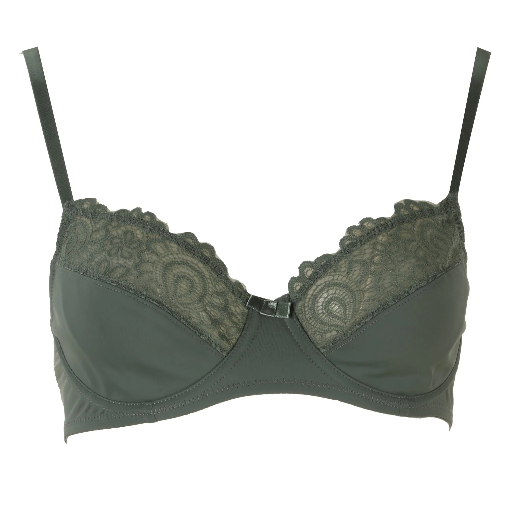 Soutien gorge en dentelle vert - Vert