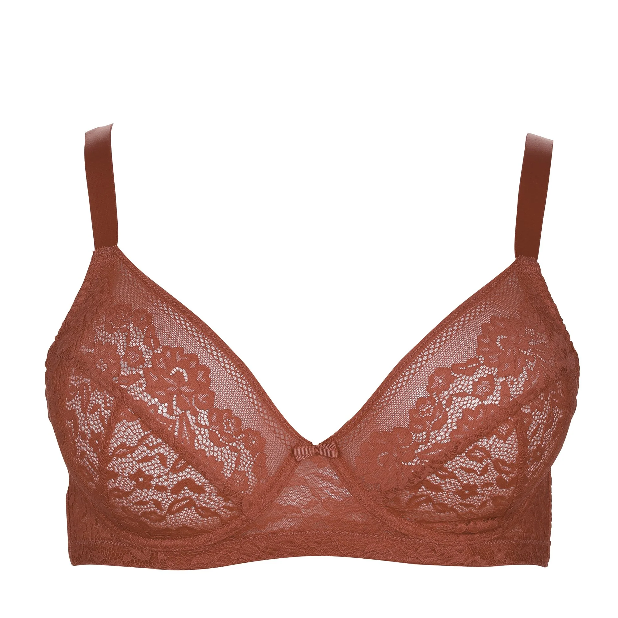 Soutien gorge grand maintien corail
