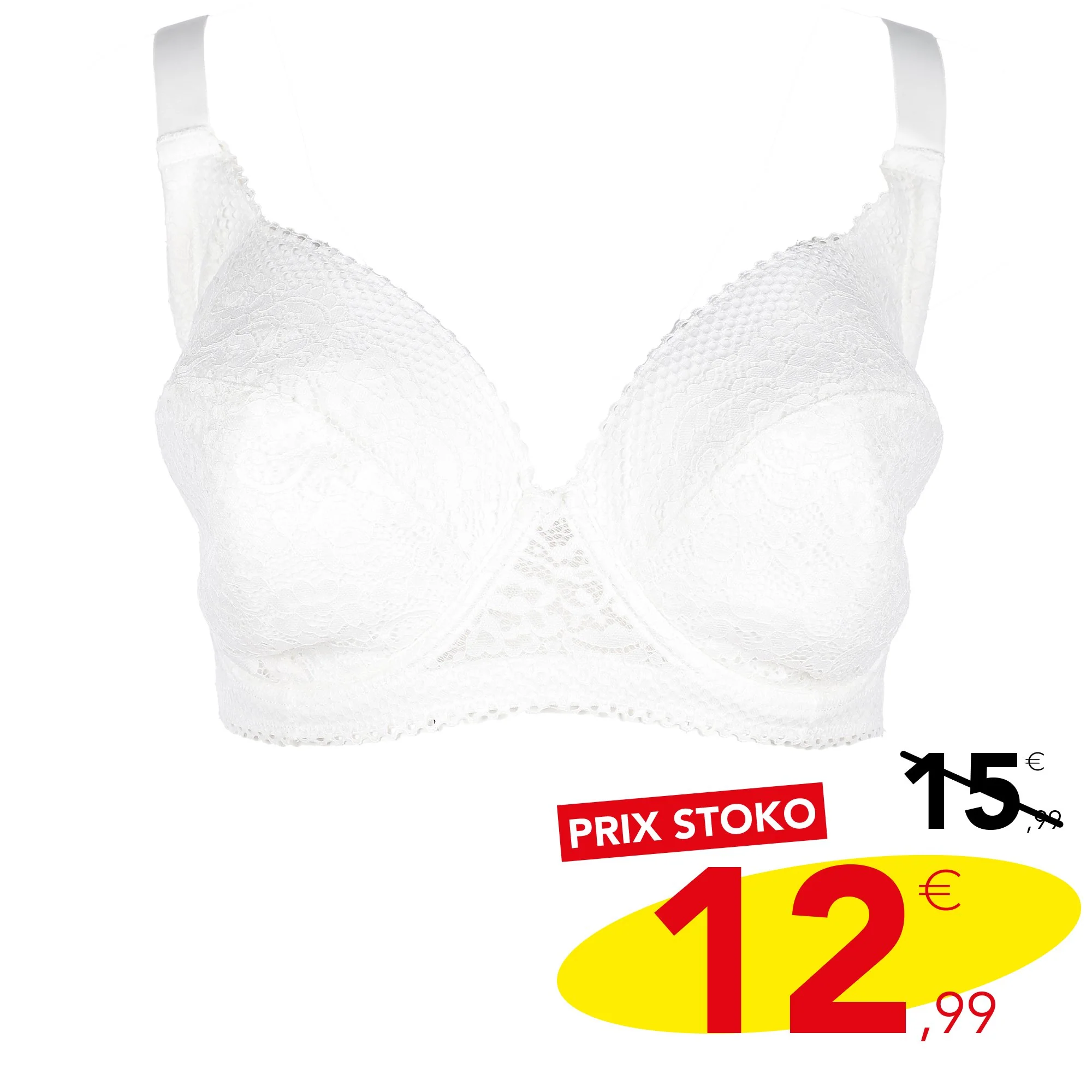 Soutien-gorge tout dentelle ivoire - Image 4