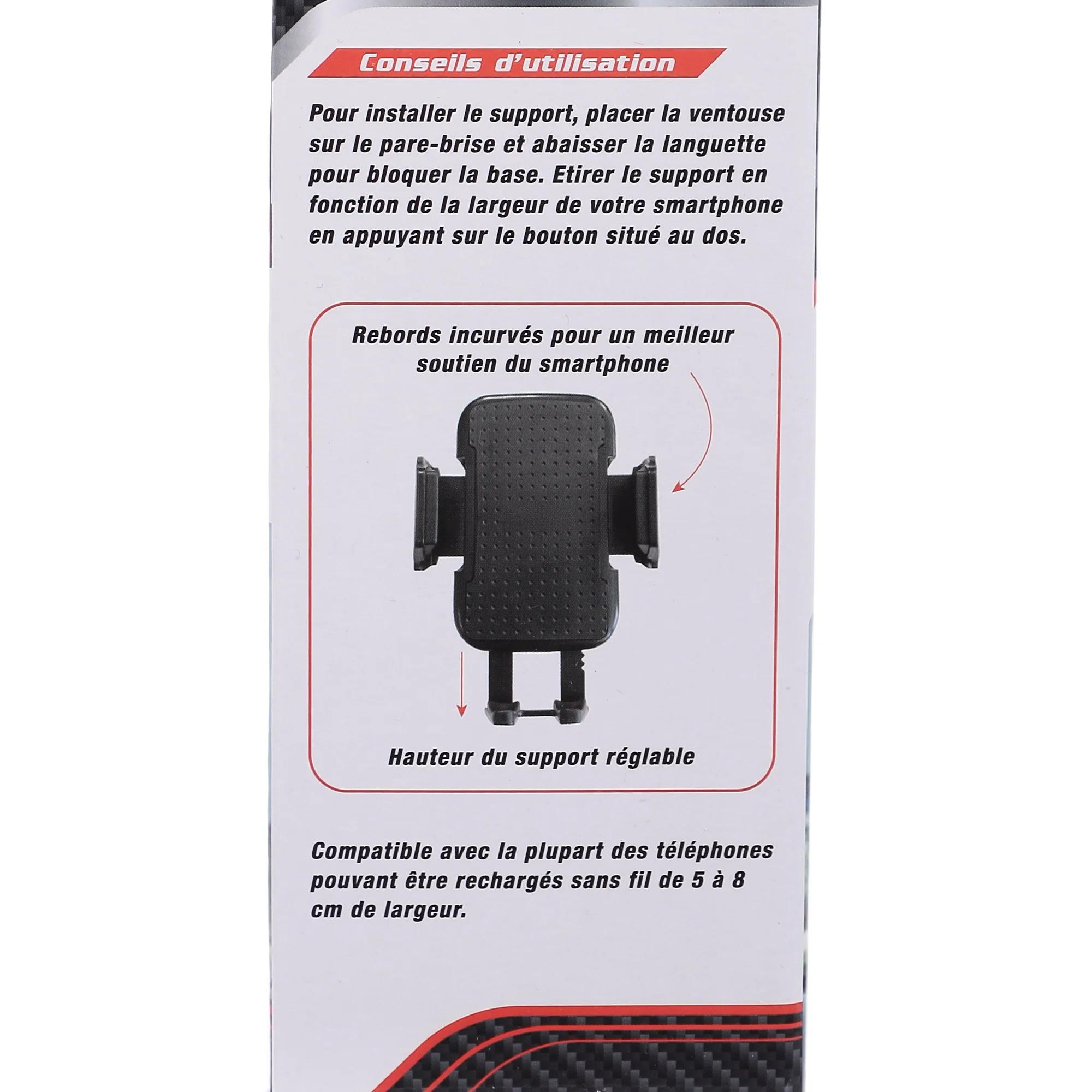 Support et chargeur Ă induction pour voiture - Image 4