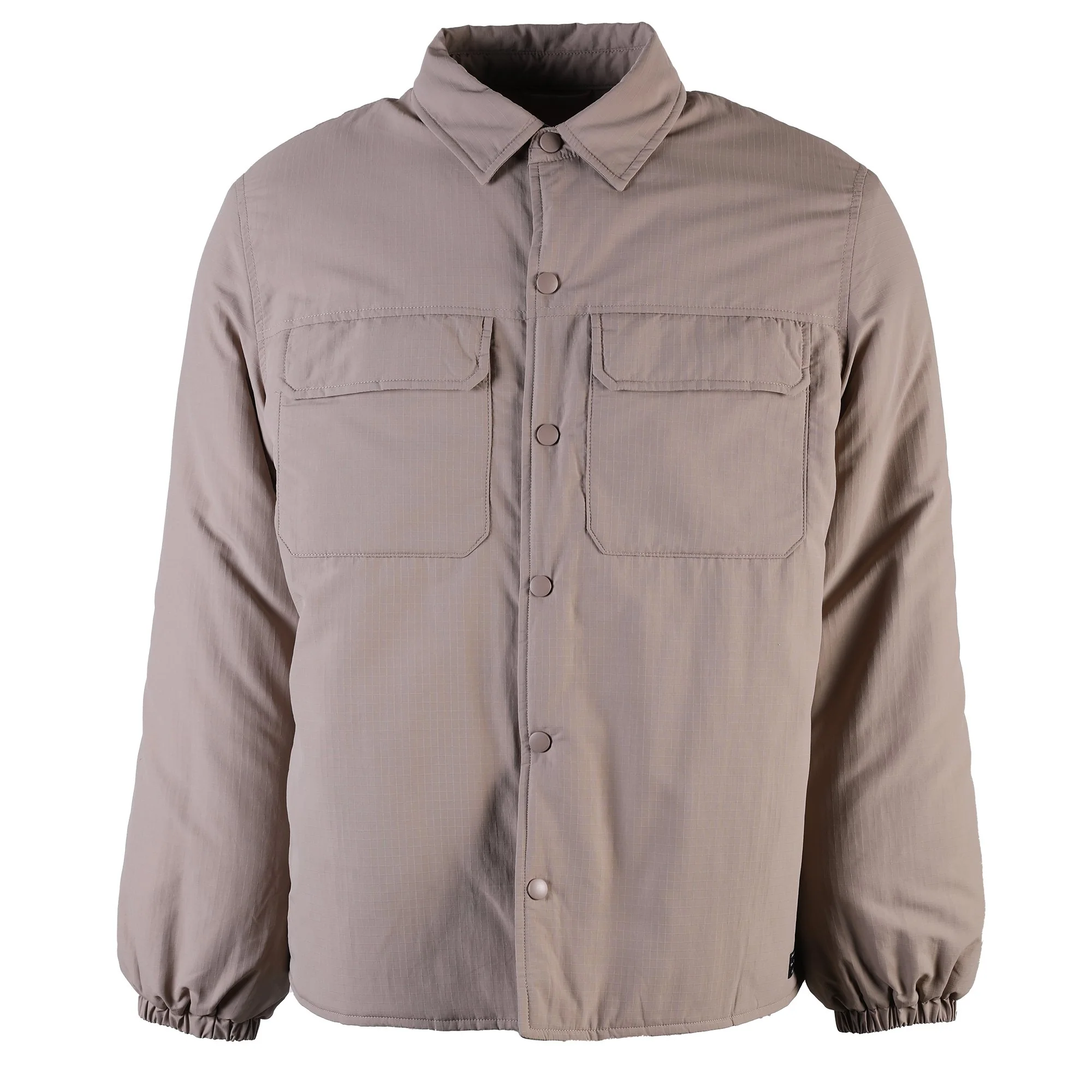 Surchemise marron à double poches  - Marron
