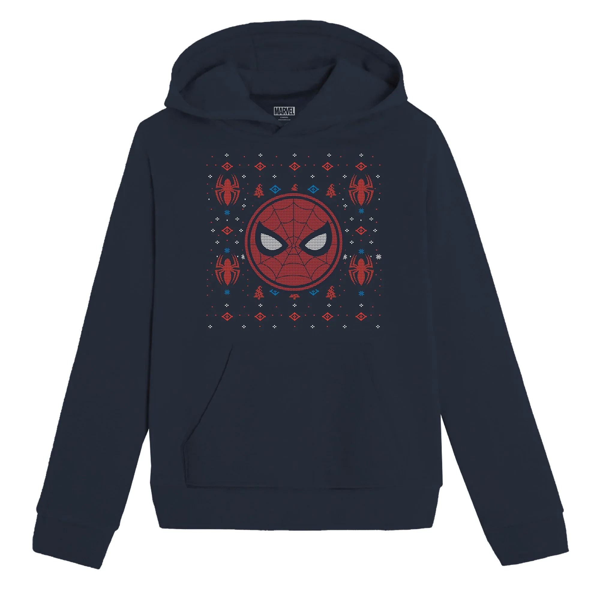 Sweat à capuche de Noël licence 4/12 ans - Gris - Image 4