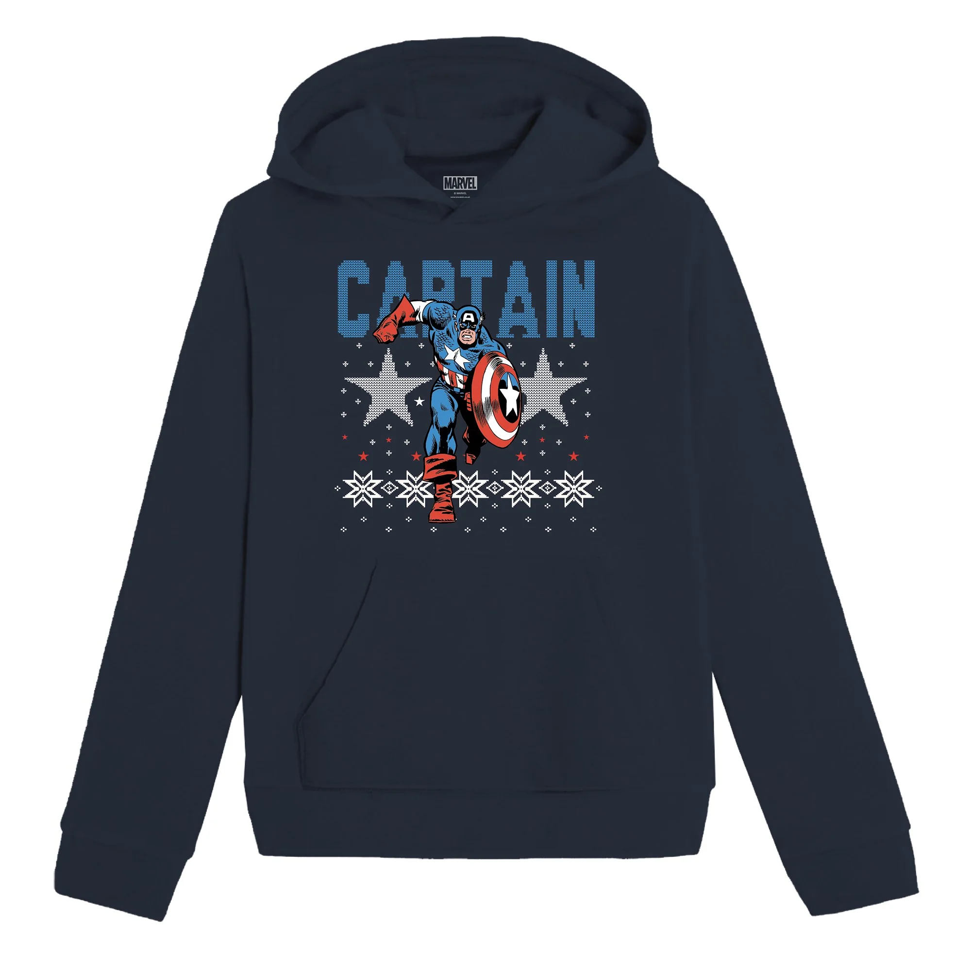 Sweat à capuche de Noël licence 4/12 ans - Rouge - Image 3
