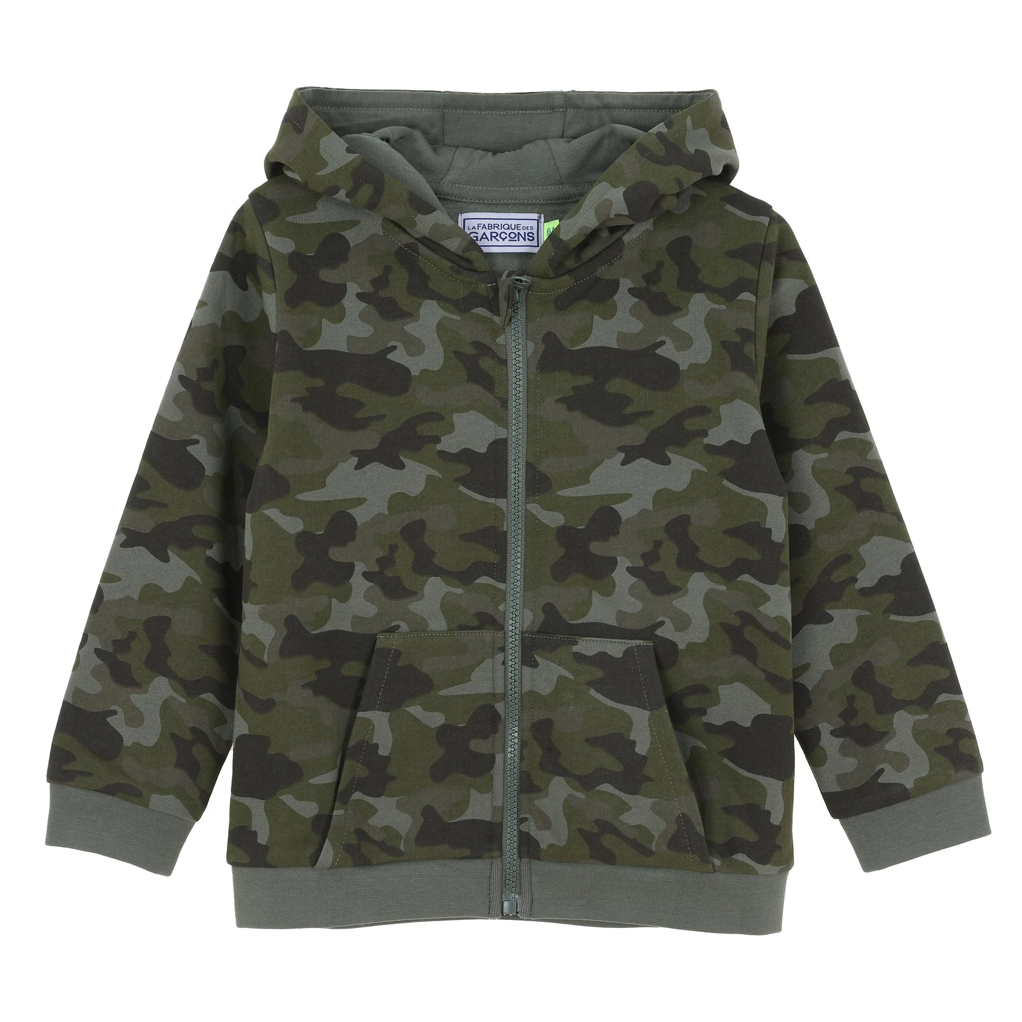 SWEAT A CAPUCHE ZIPPE 8-12A