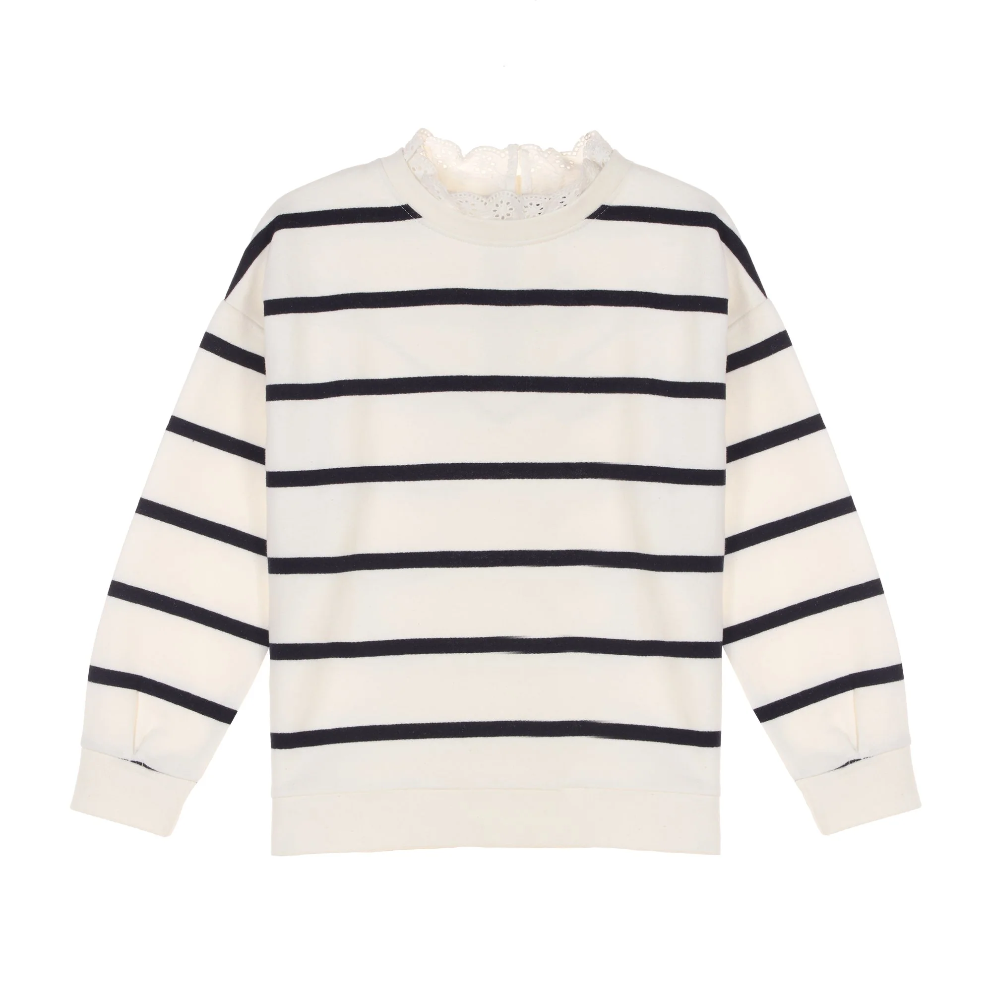 SWEAT AVEC FAUX COL 3-12A