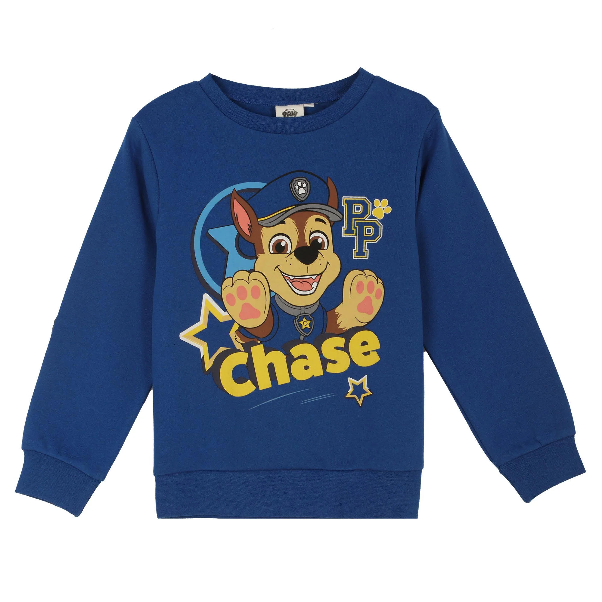 Sweat col rond 3/8 ans - Bleu