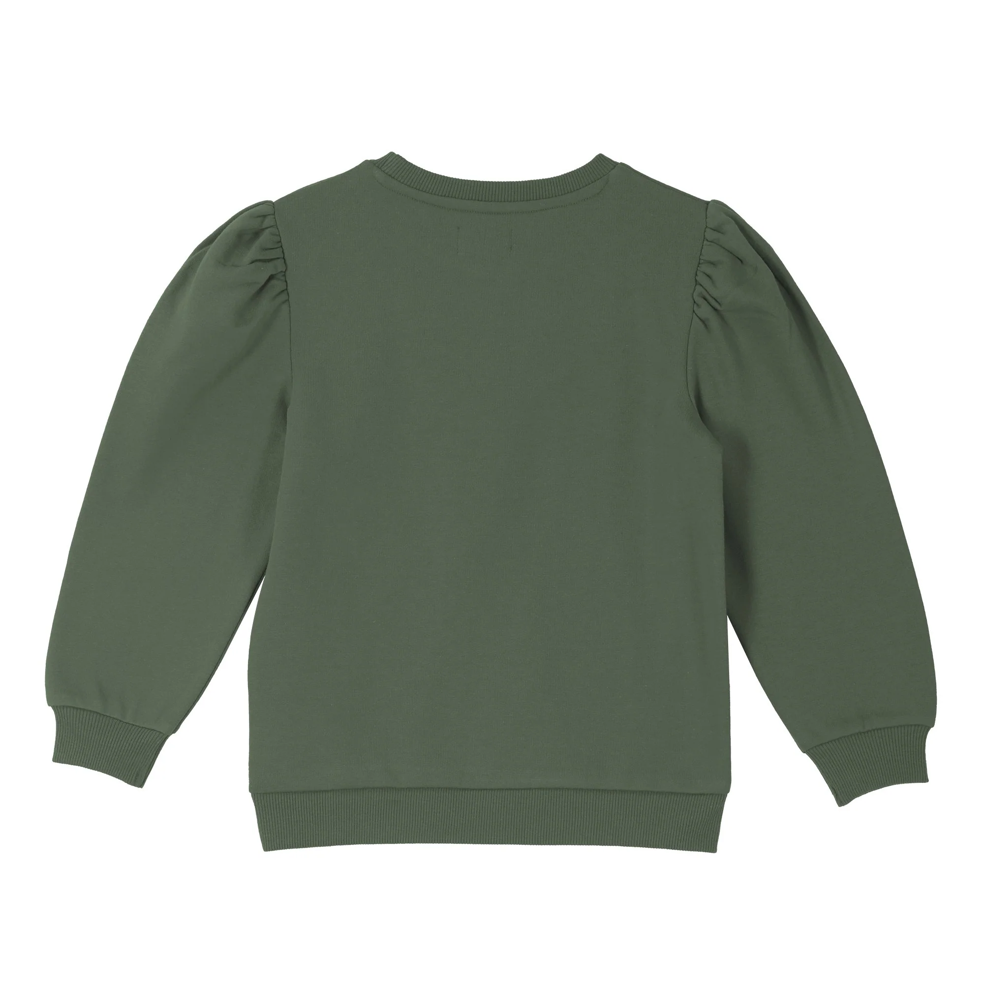 Sweat col rond avec animation 3/12 ans - Kaki - Image 2