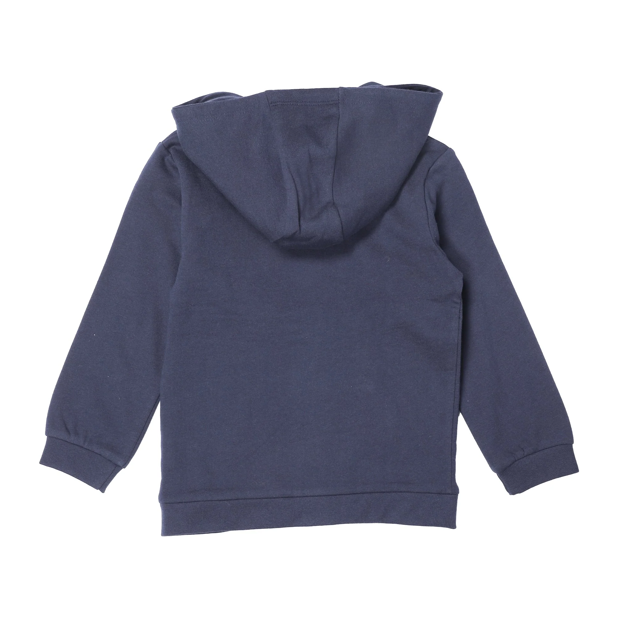 Sweat zippé à capuche 3/12 ans - Bleu foncé - Image 2