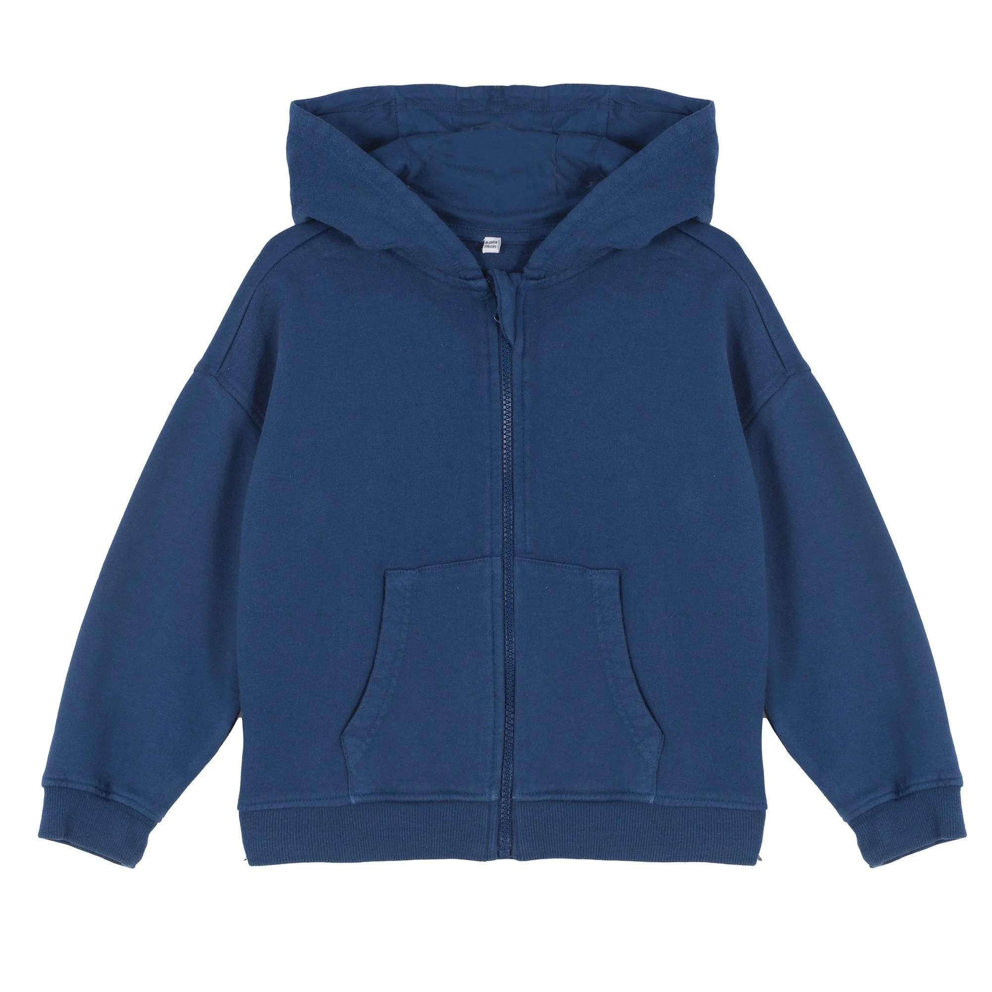 Sweat zippé à capuche 3/12 ans - Bleu