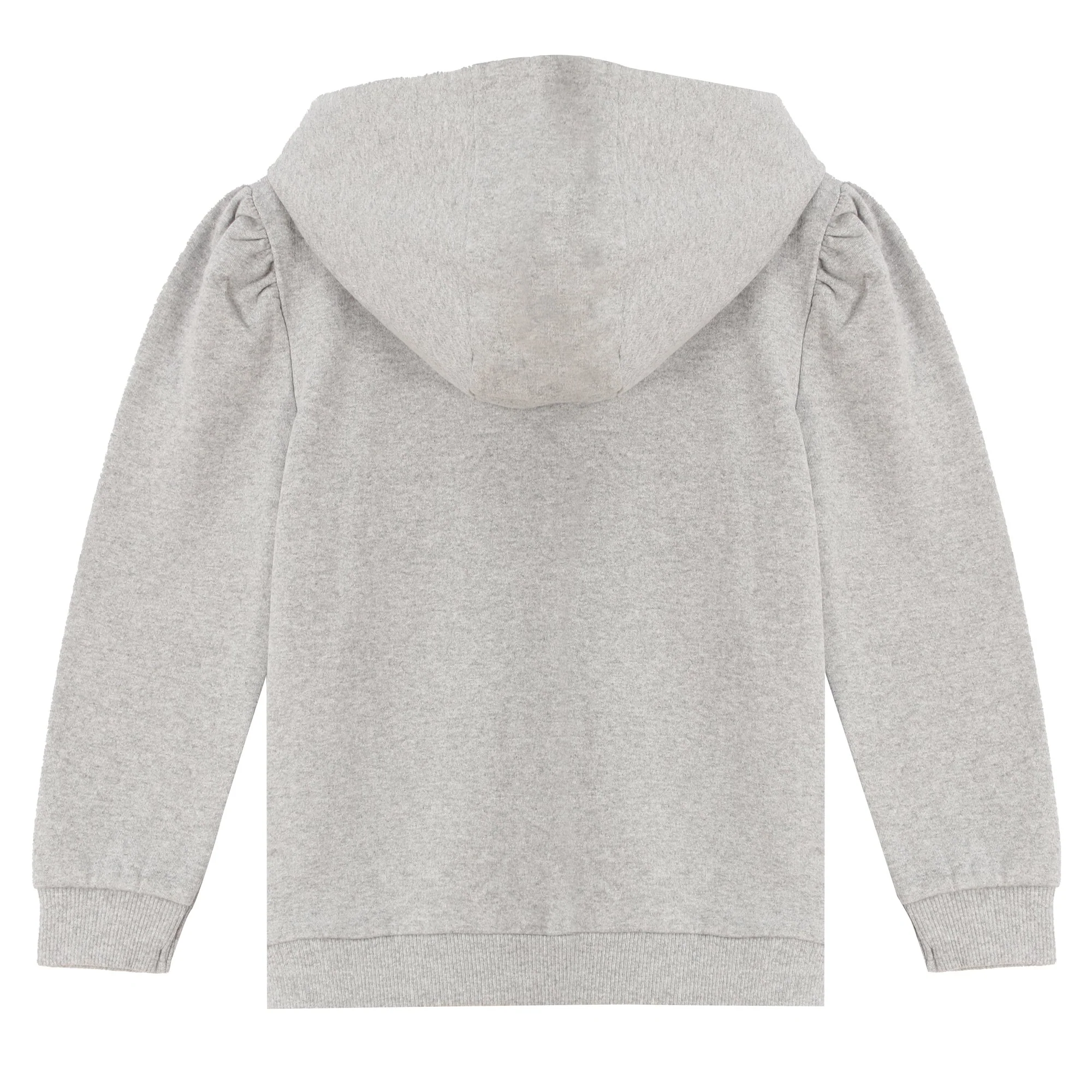 Sweat zippé à capuche 3/12 ans - Gris - Image 2