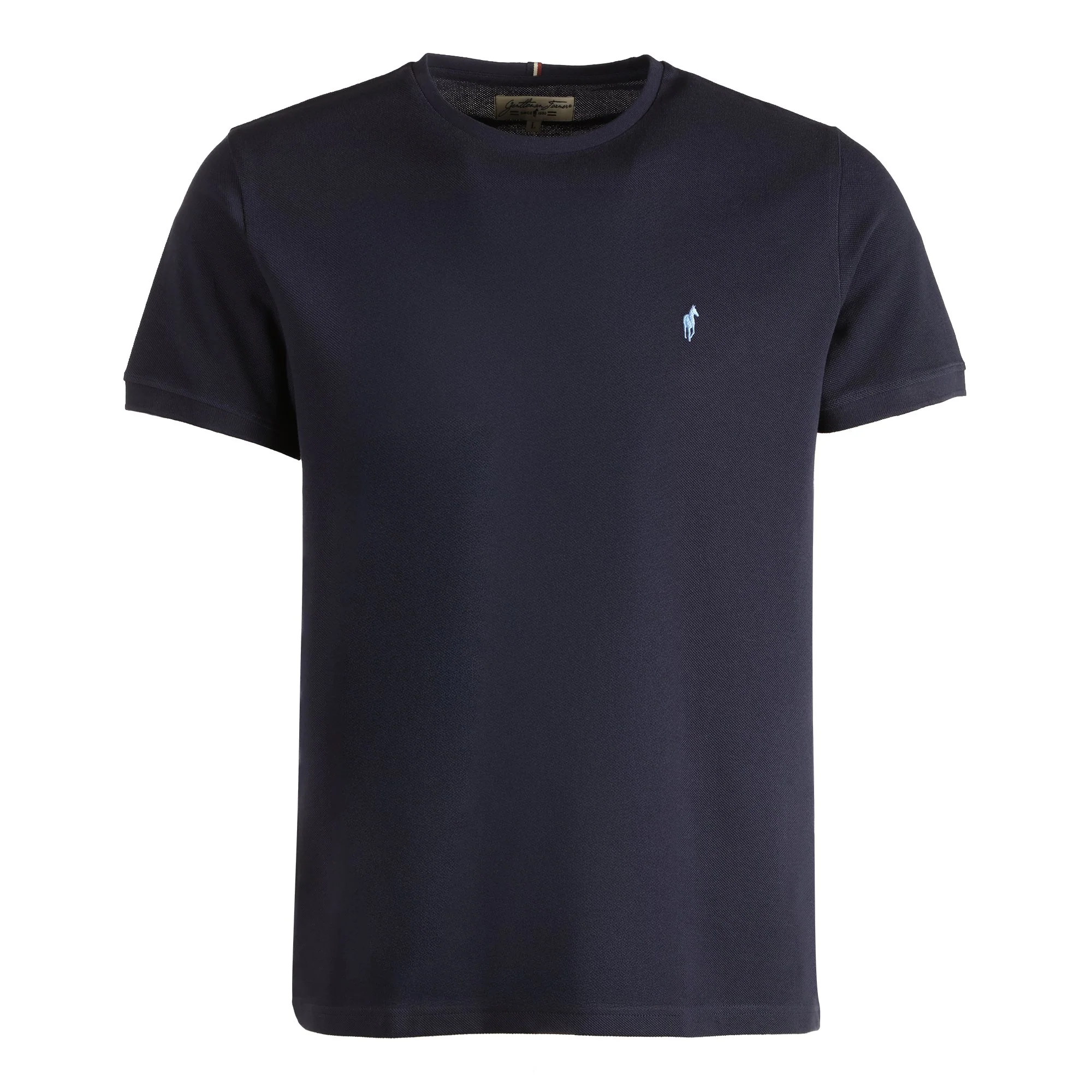 T-shirt en coton  - Bleu foncé