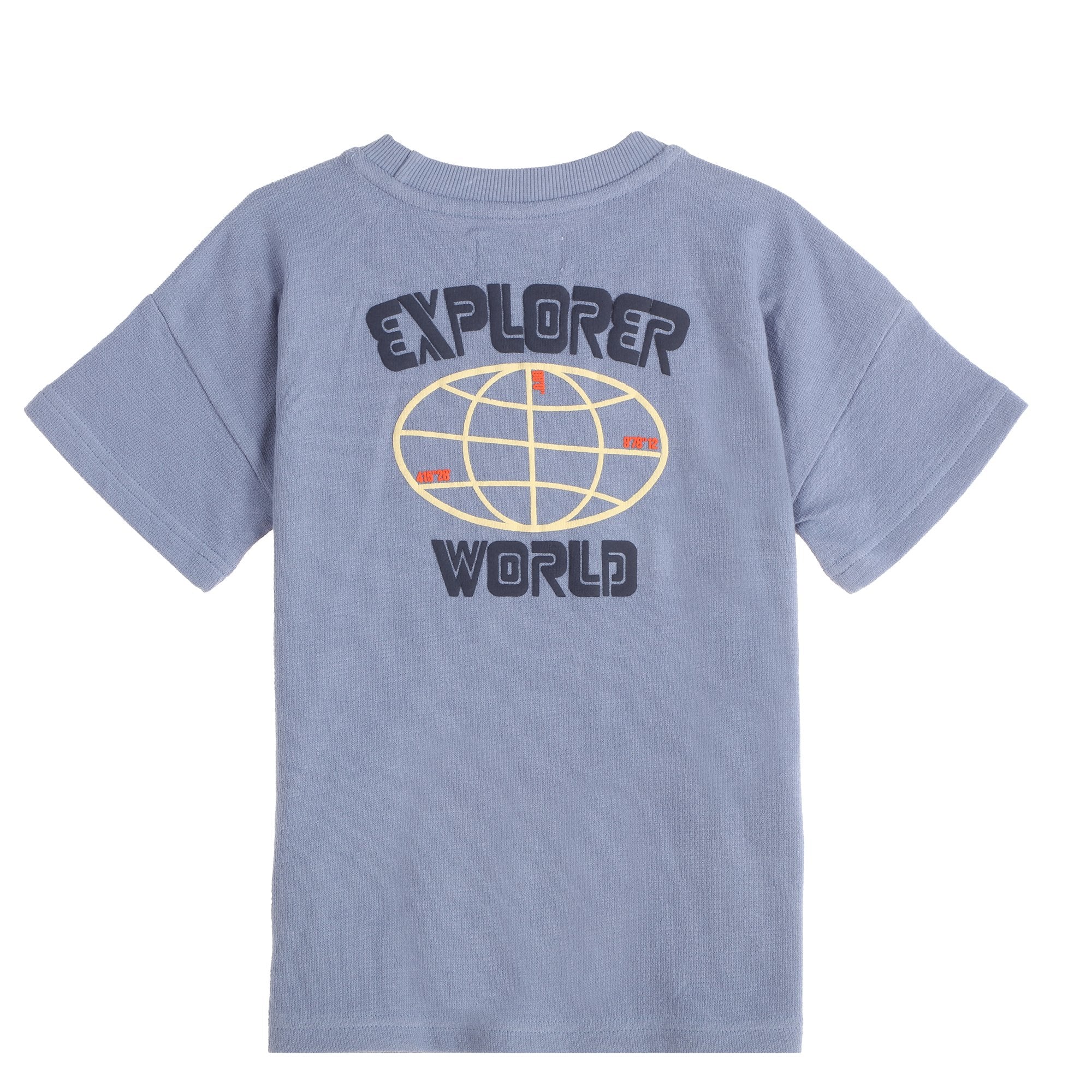T-shirt manches courtes - Bleu - Image 2