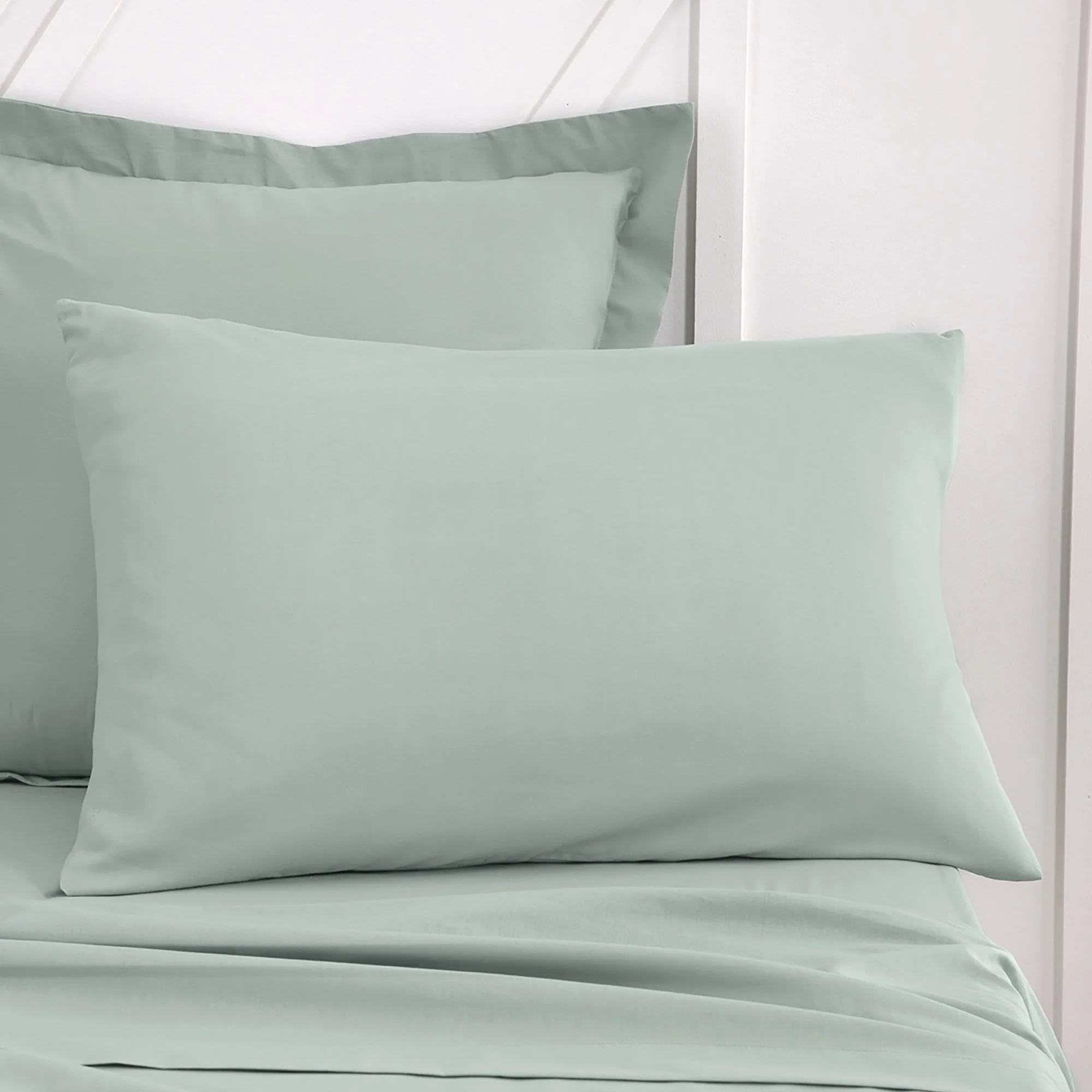 Taie d'oreiller tendance 57 fils  - Vert