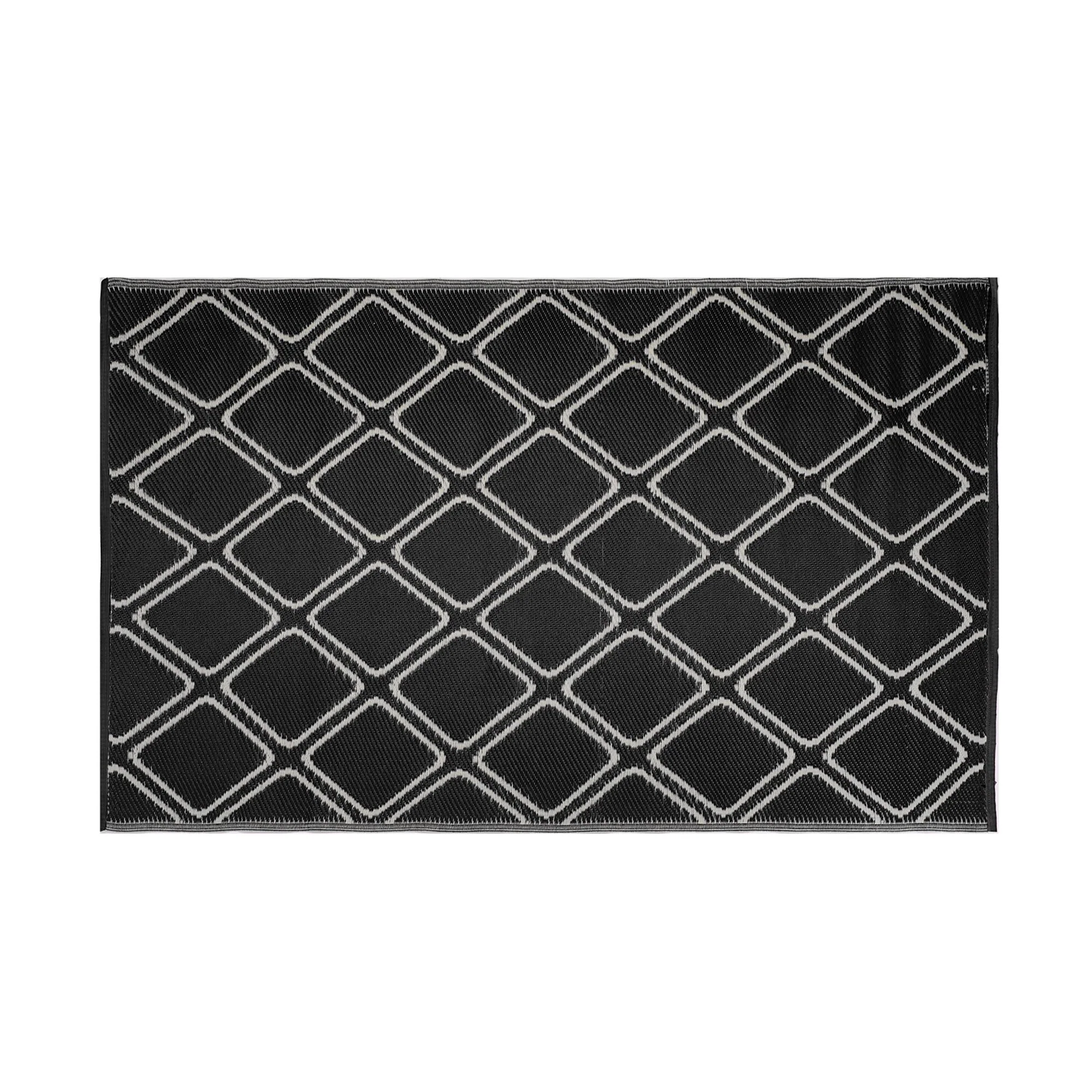 Tapis noir ou gris 120x180 cm