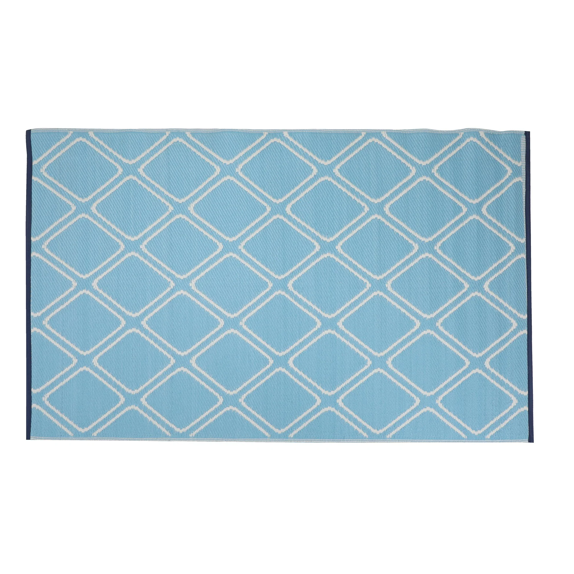 Tapis terracotta ou bleu 120x180 cm - Image 4