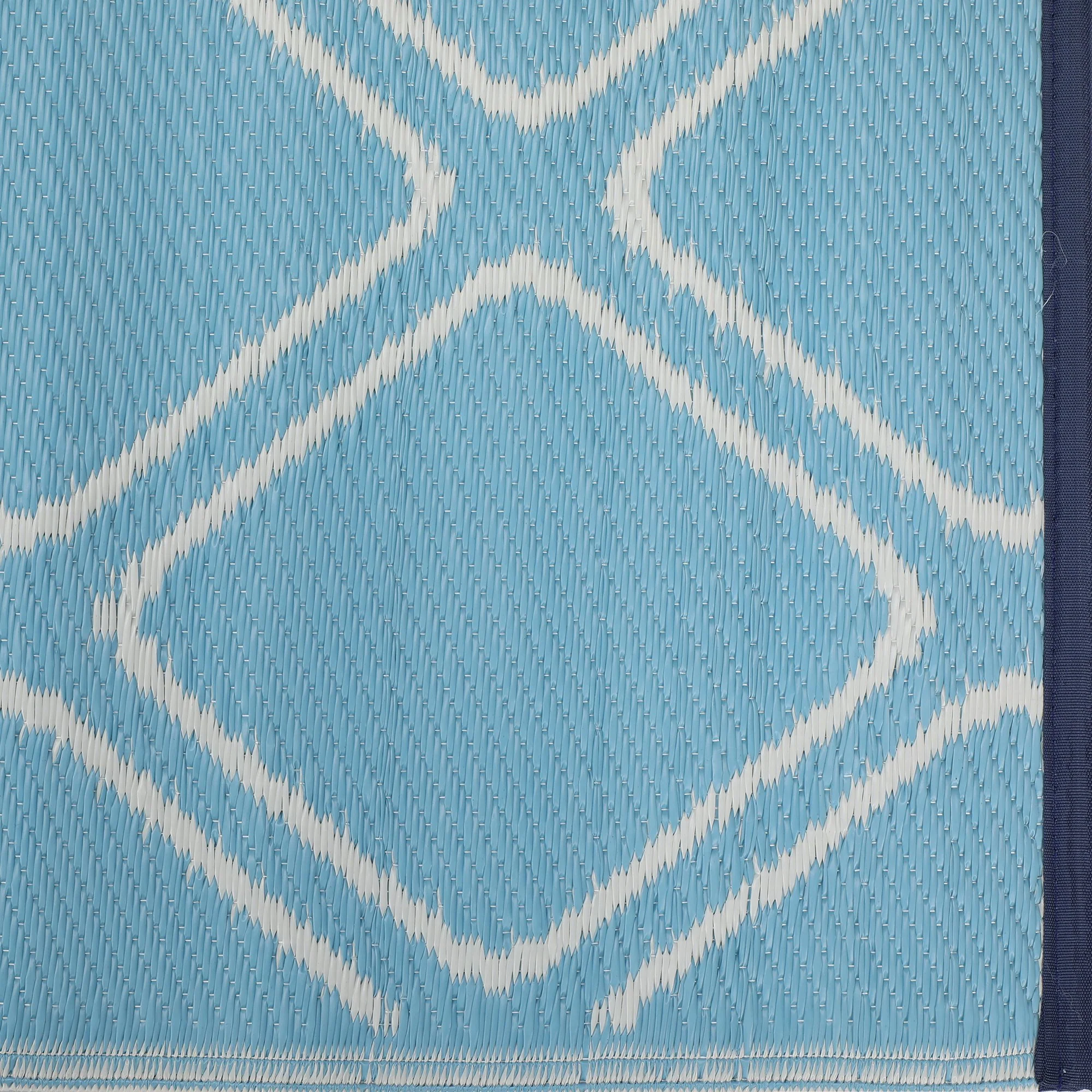 Tapis terracotta ou bleu 120x180 cm - Image 6