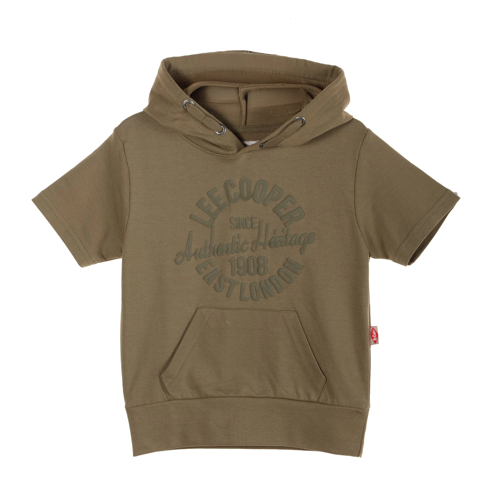 Tee shirt avec capuche - Kaki