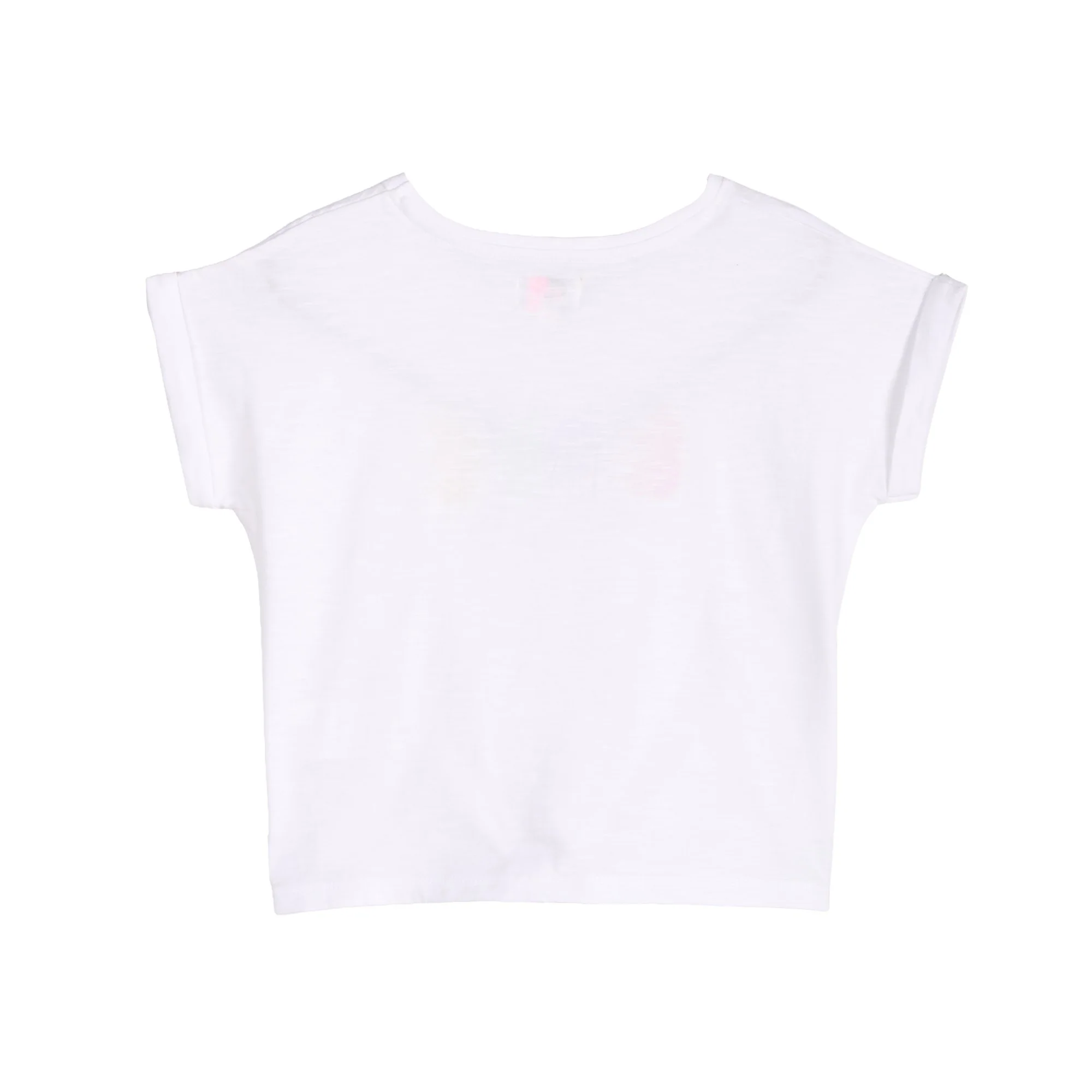 Tee shirt avec noeud et macramé - Blanc - Image 2