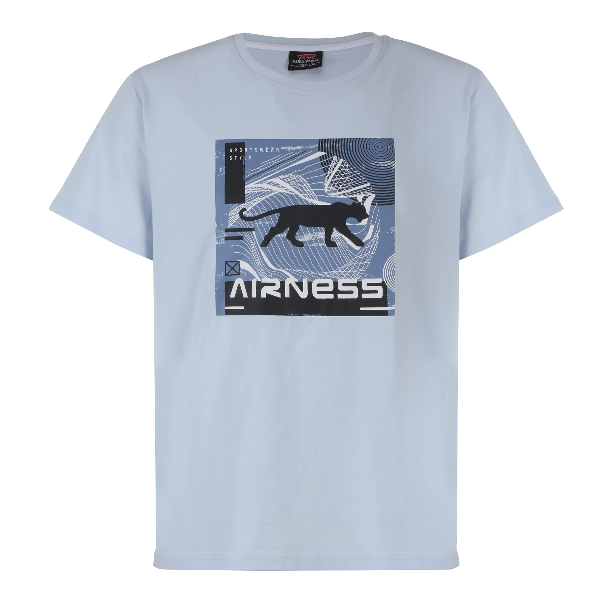 Tee-shirt col rond  - Gris - Image 2