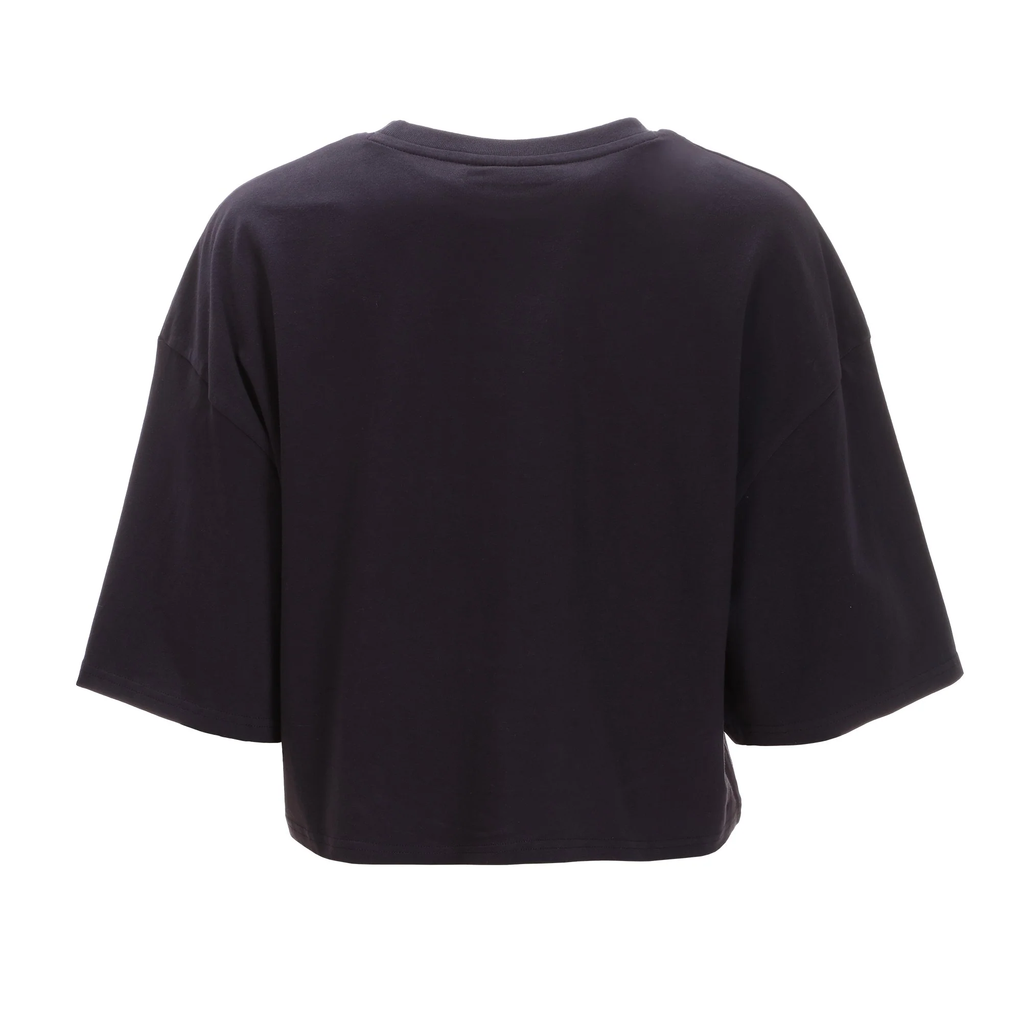 Tee shirt crop top  - Bleu foncé - Image 2