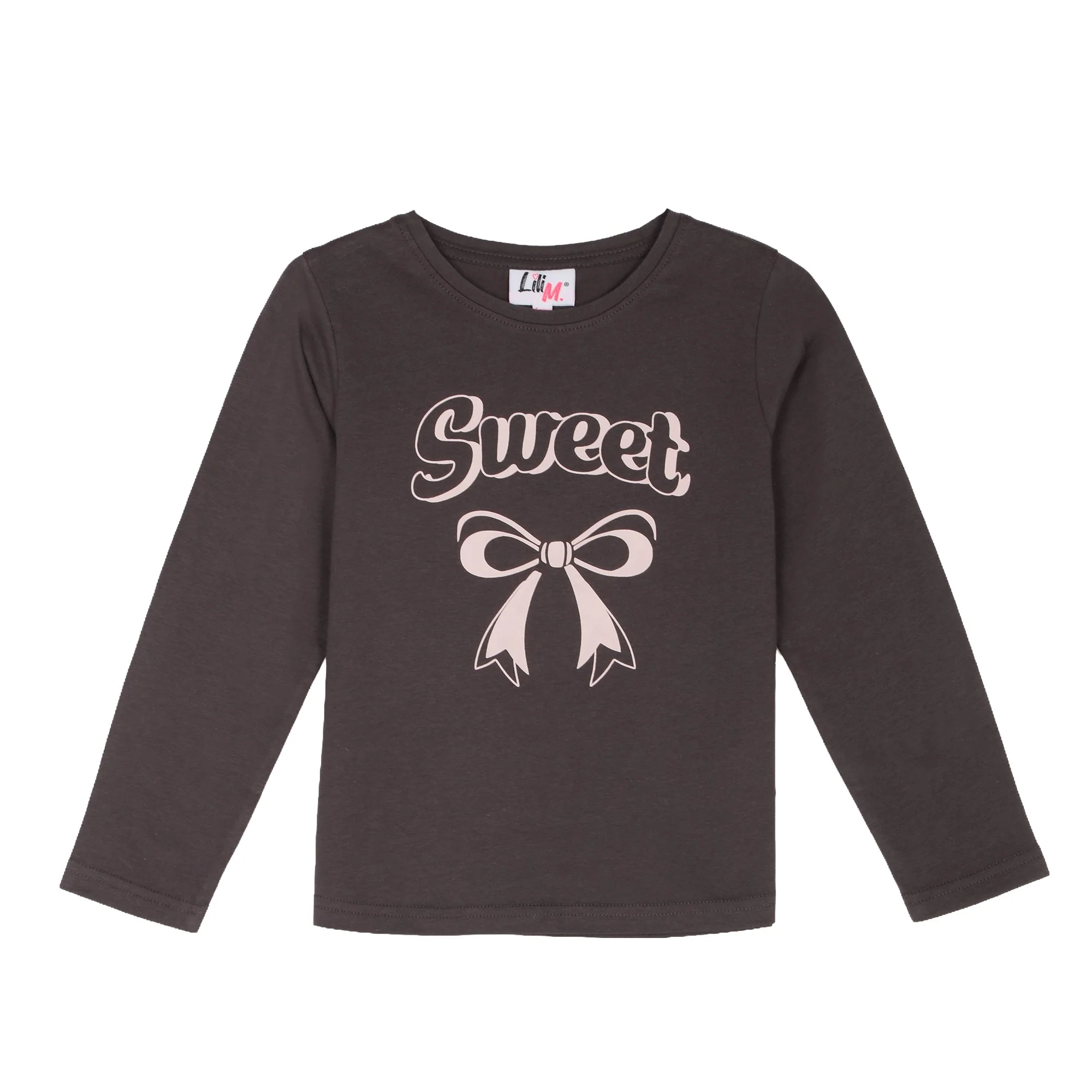 Tee - shirt manche longue  - Gris