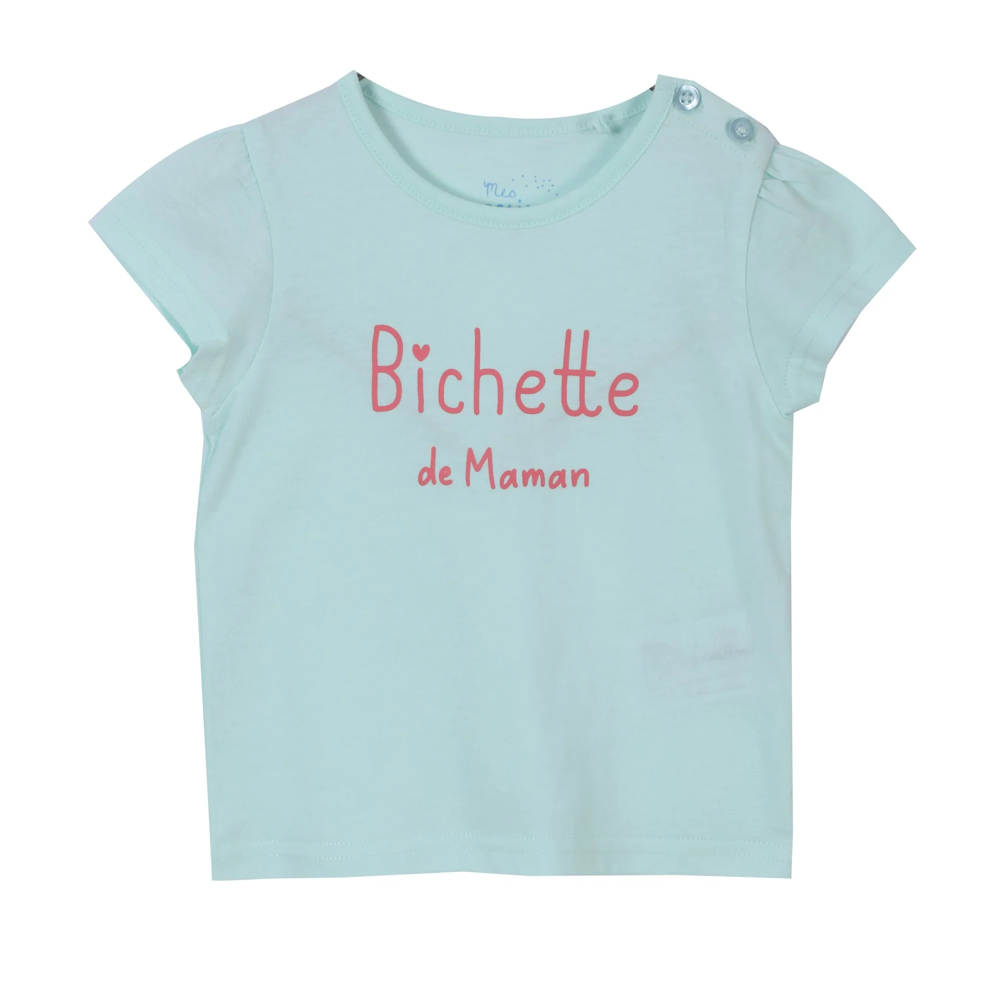 Tee-shirt manches courtes 3/36 mois - Blanc - Image 3