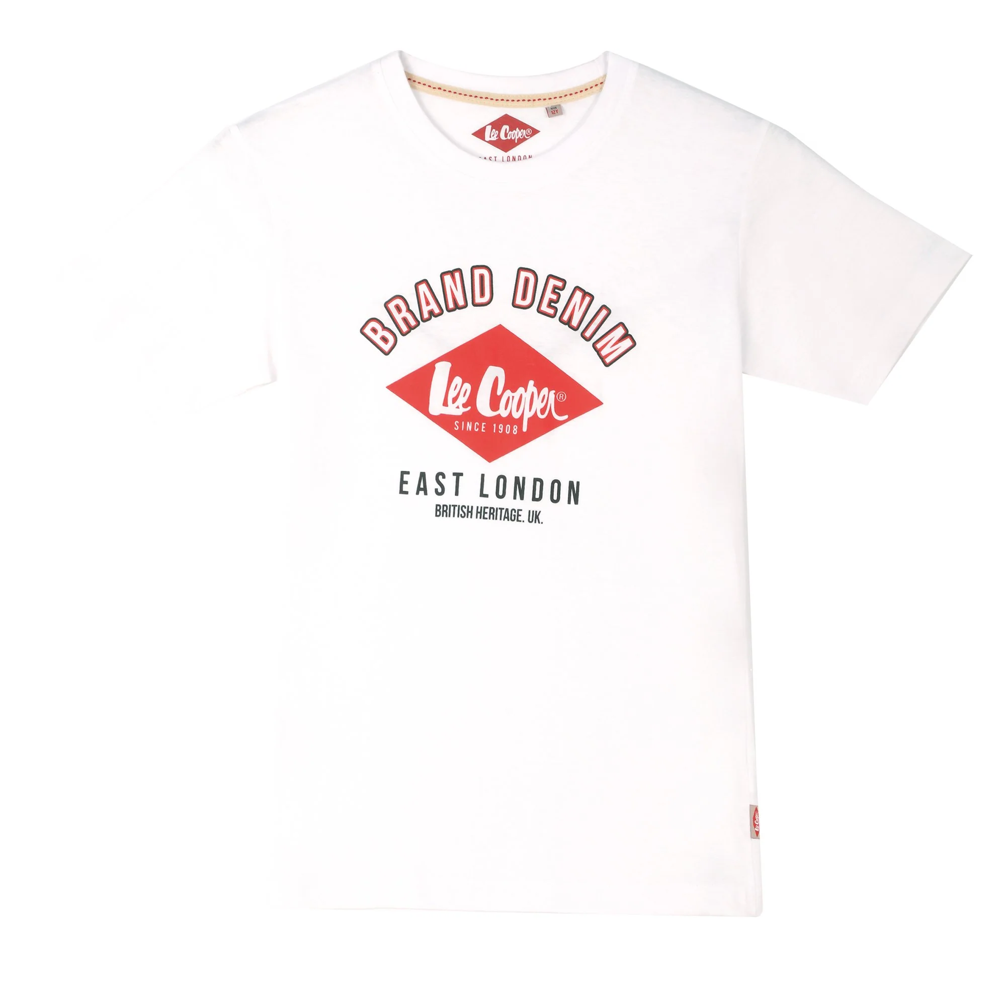 Tee-shirt manches courtes 4/14 ans - Blanc