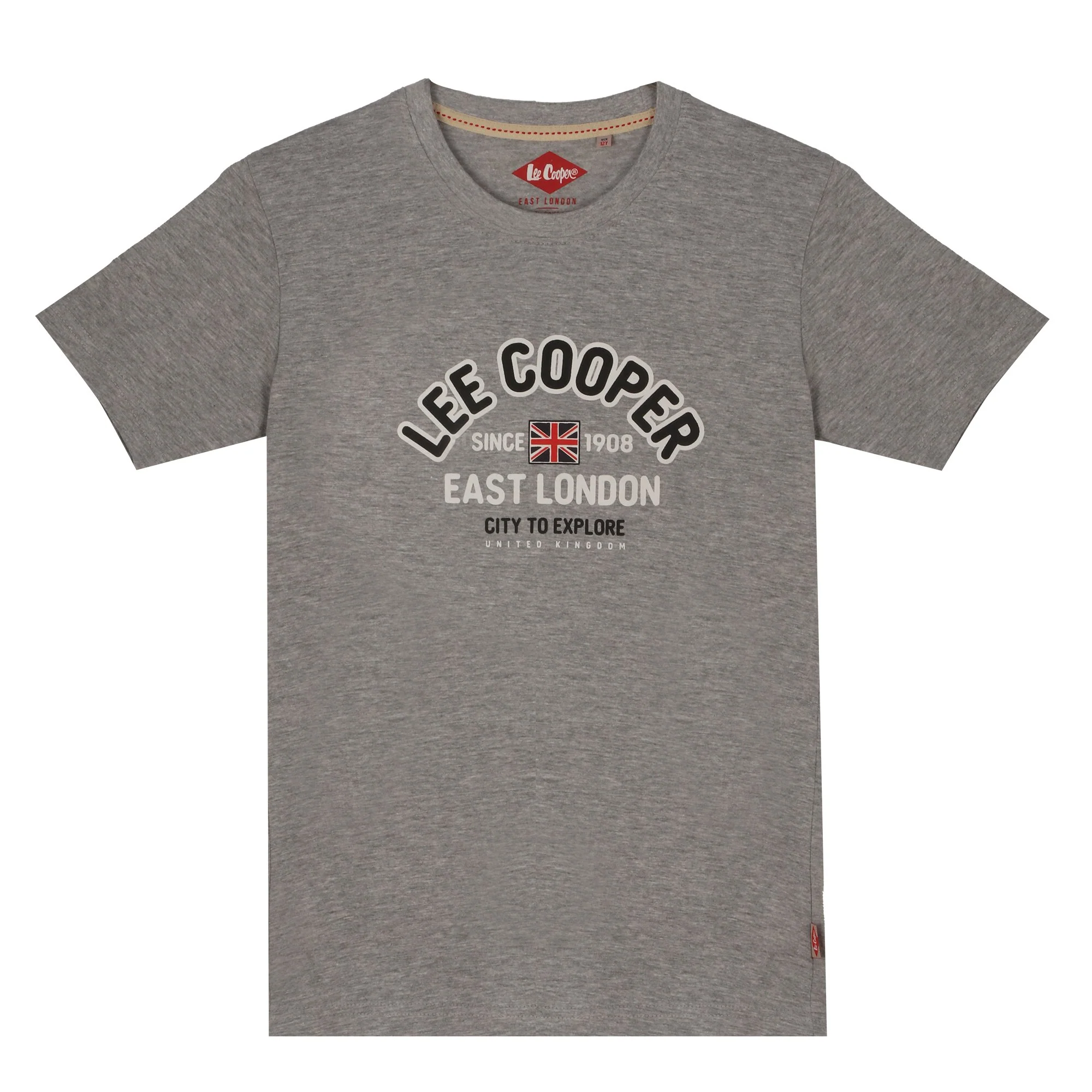 Tee-shirt manches courtes 4/14 ans - Gris