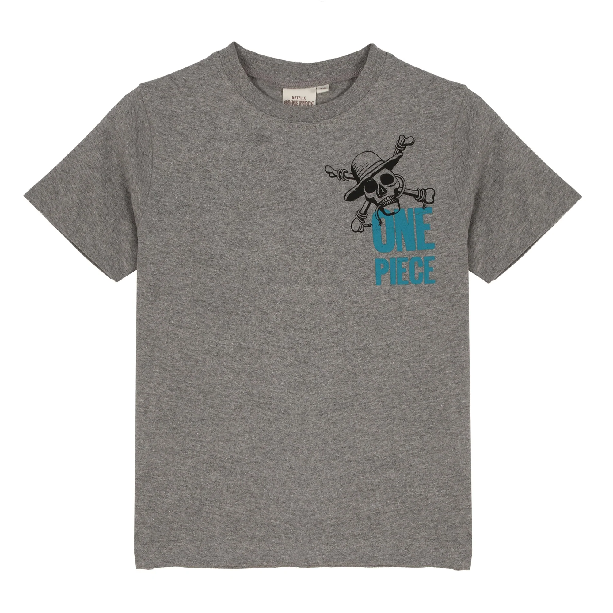 Tee-shirt manches courtes 6/12 ans - Gris