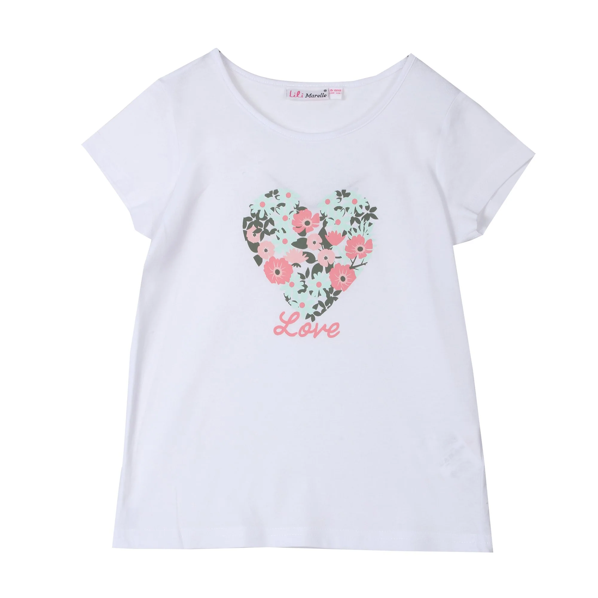 Tee-shirt manches courtes avec animation 3/6 ans - Rouge