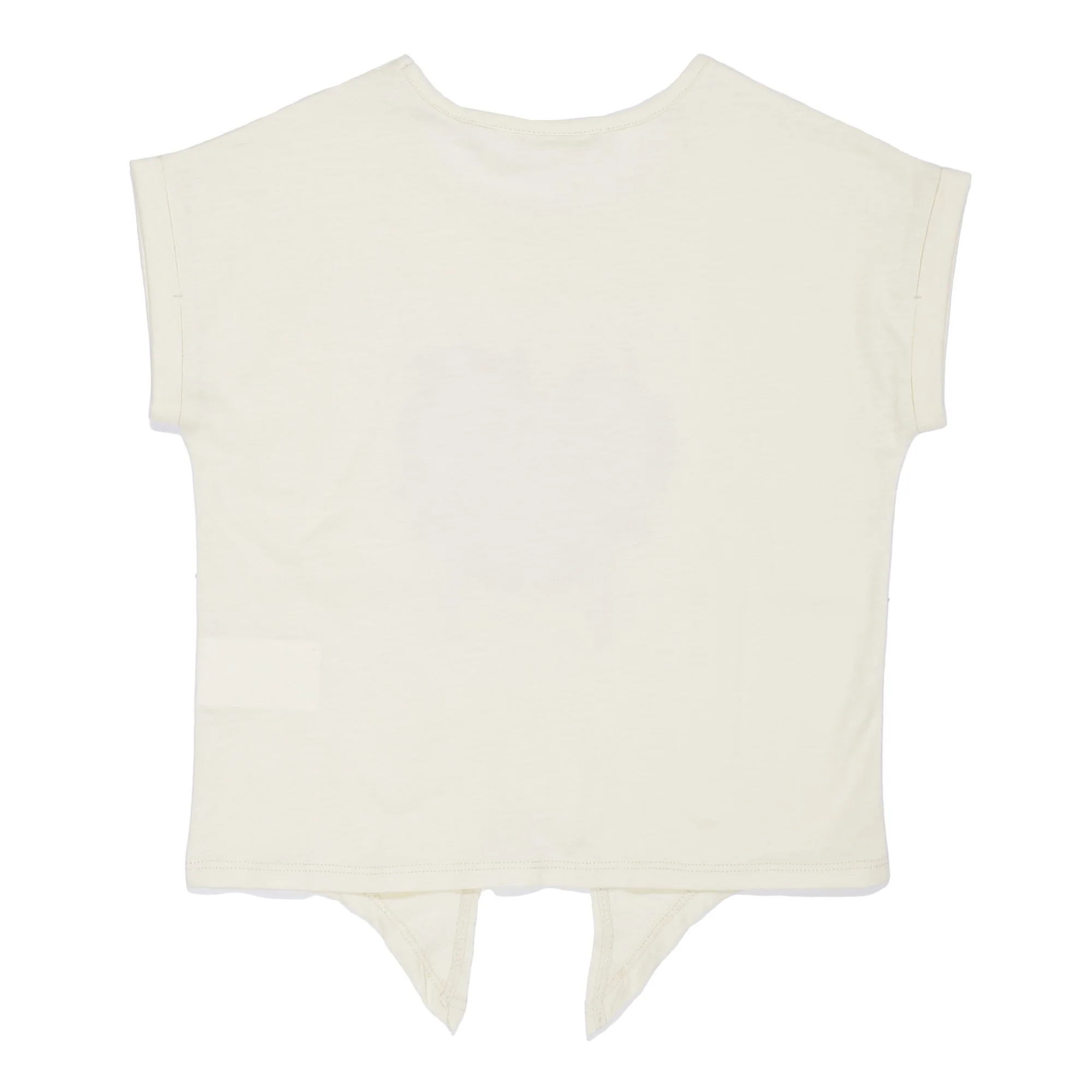 Tee-shirt manches courtes avec nĆud 3/6 ans - Jaune - Image 2