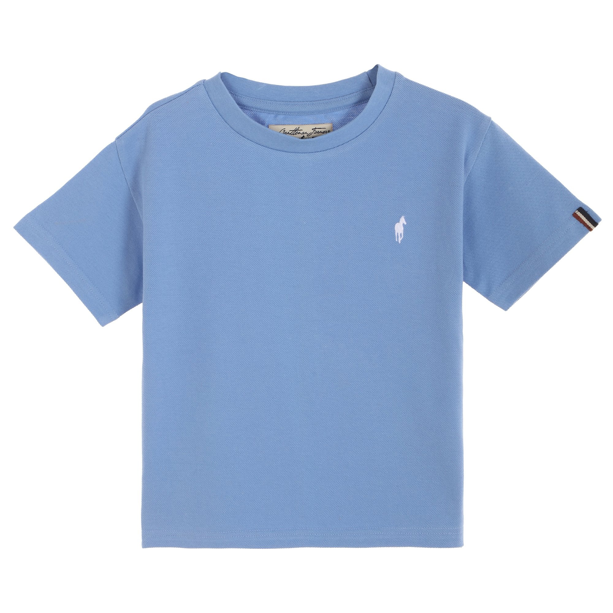 Tee shirt manches courtes - Bleu