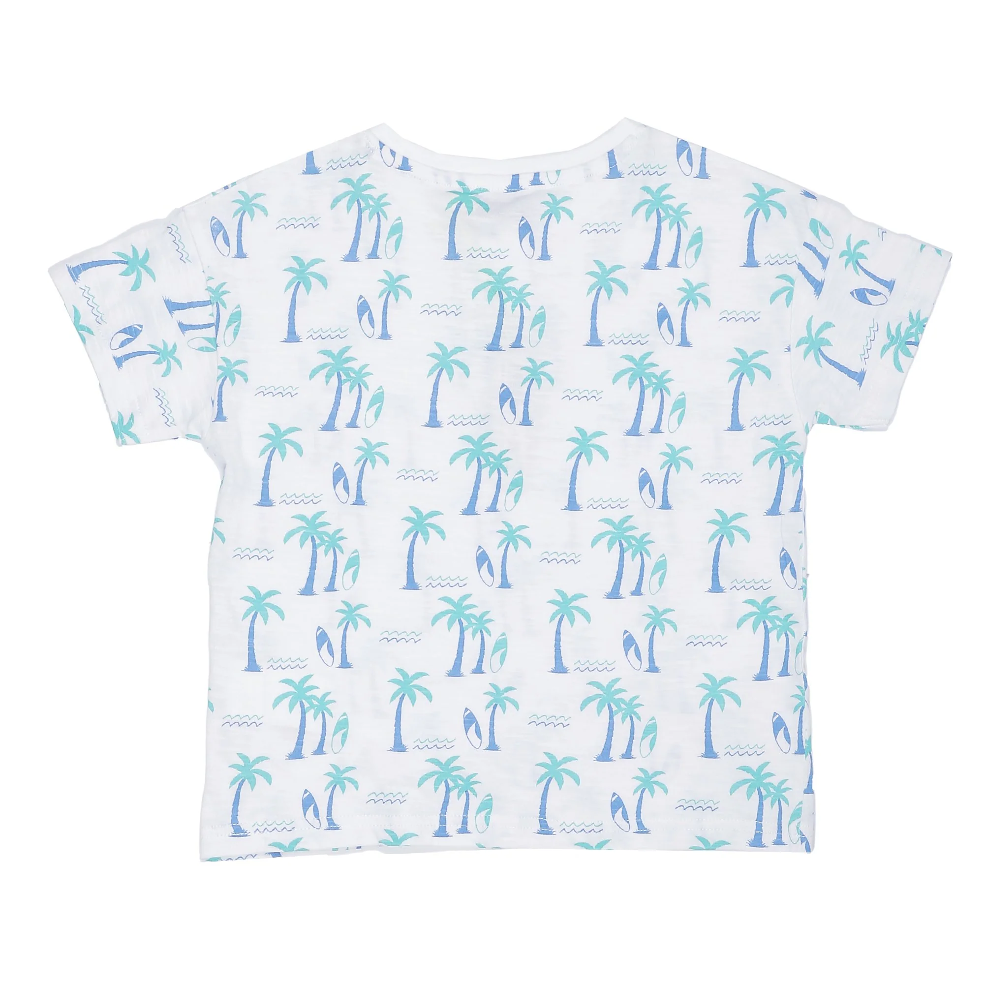 Tee-shirt manches courtes col tunisien 3/6 ans - Imprimé - Image 2