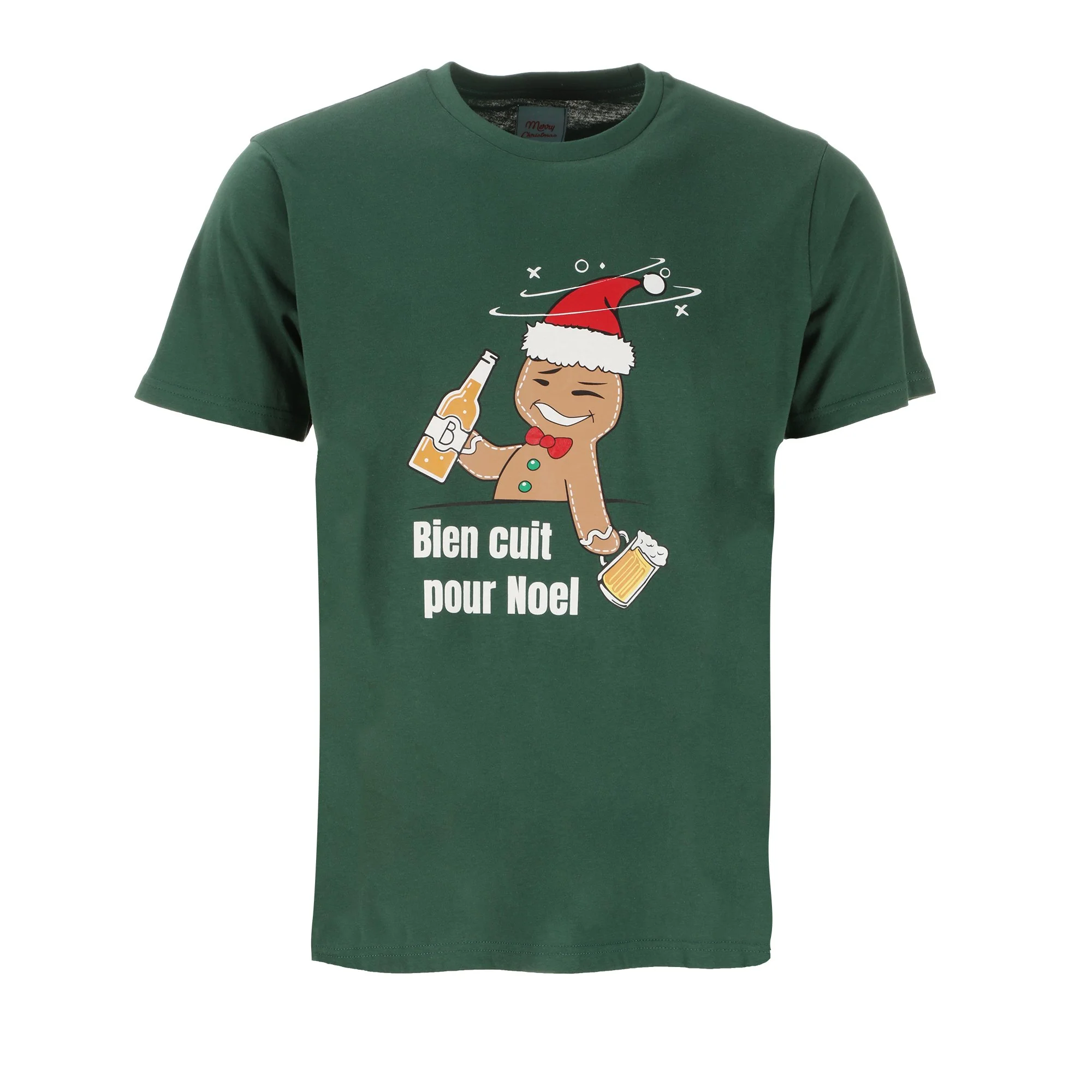 Tee-shirt manches courtes de Noël - Vert