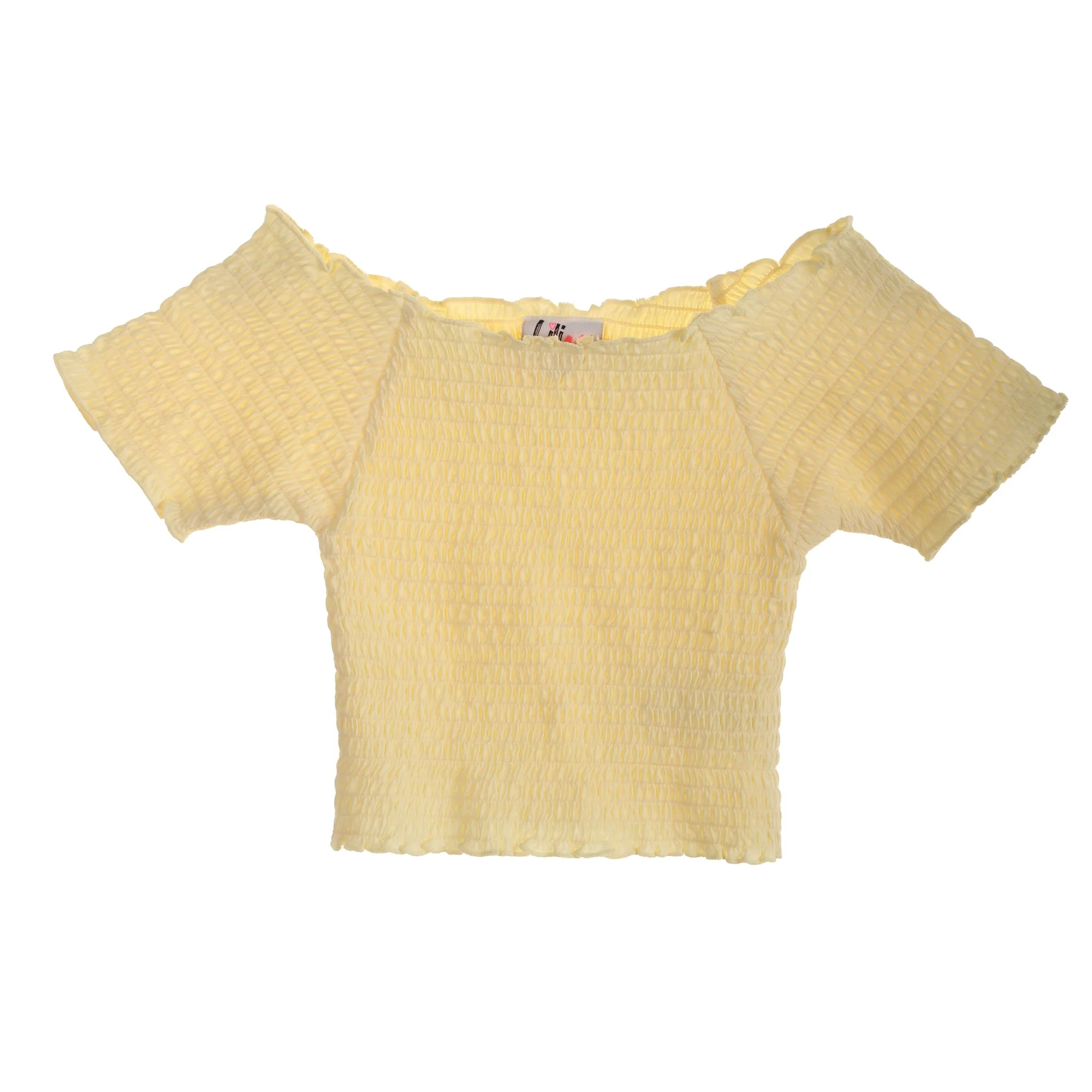 Tee shirt manches courtes - Jaune