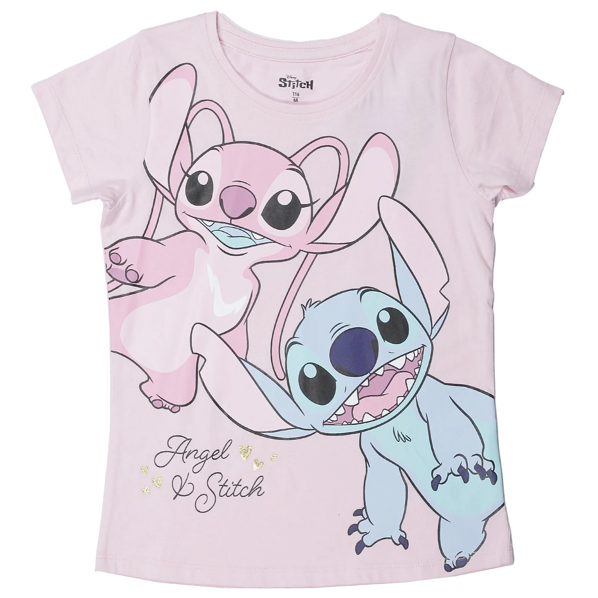 Tee-shirt manches courtes Stitch ou Gaby 2-8 ans  - Bleu - Image 4