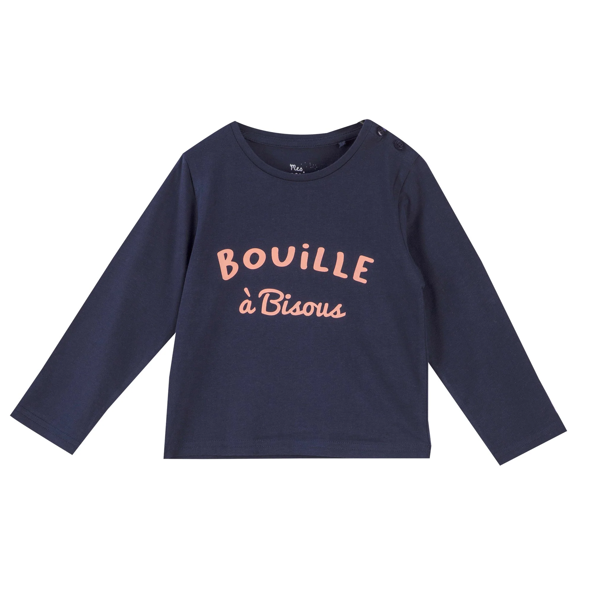 Tee-shirt manches longues 3/36mois - Blanc