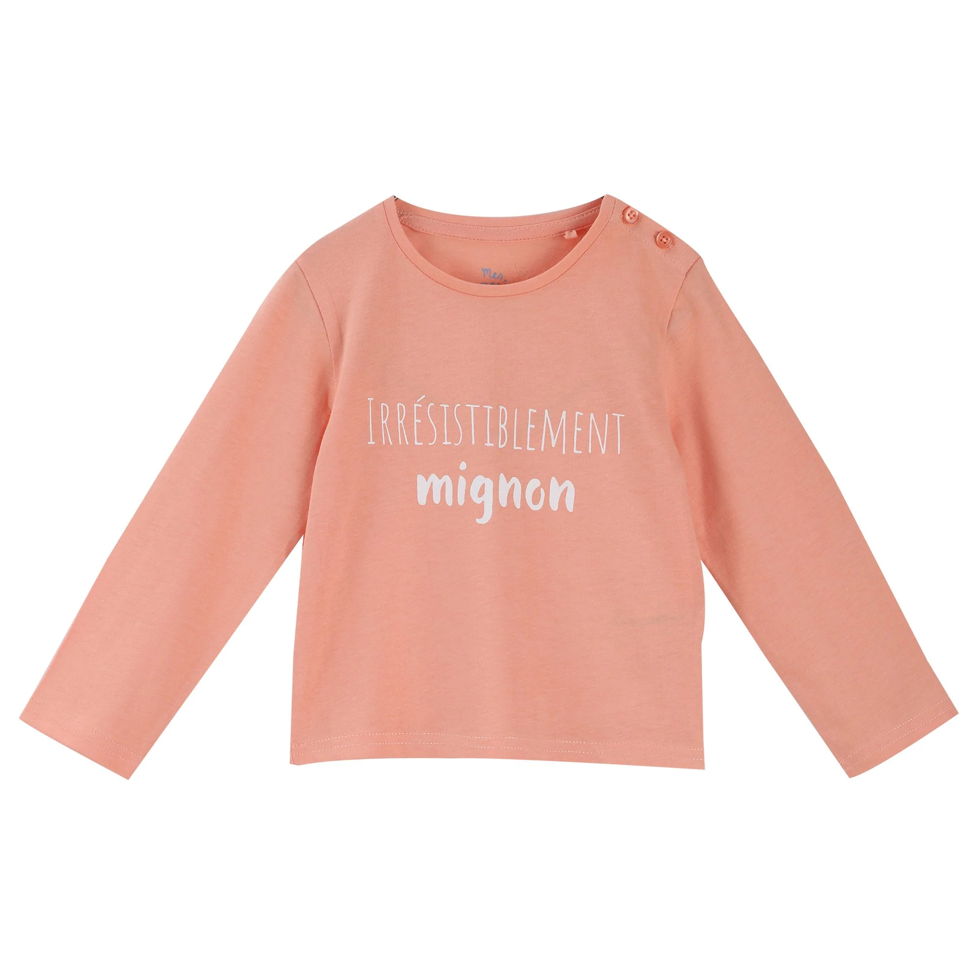 Tee-shirt manches longues 3/36mois - Orange - Image 5