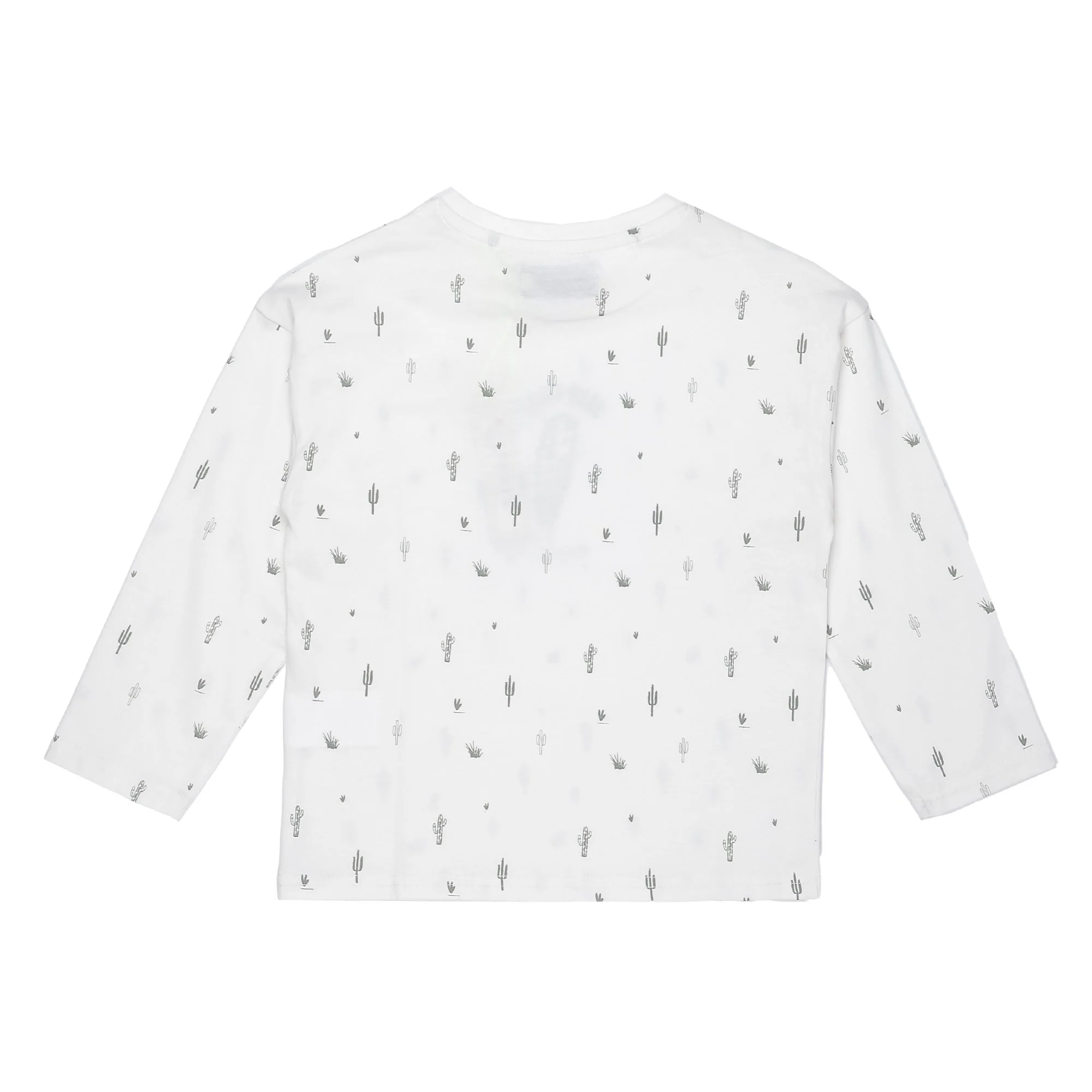 Tee-shirt manches longues avec animation 3/10 ans - Blanc - Image 4