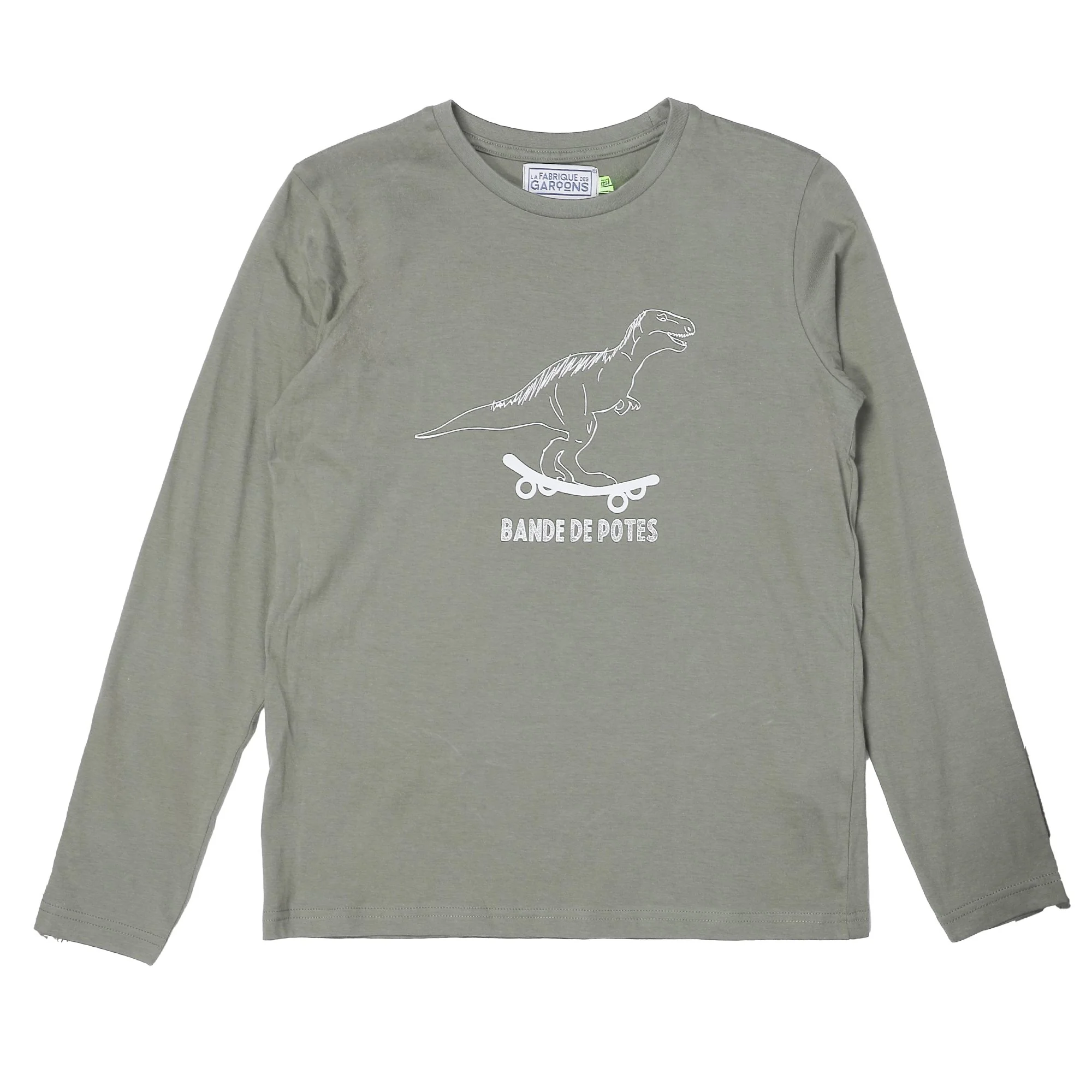 Tee-shirt manches longues avec animation 3/12 ans - Blanc - Image 3