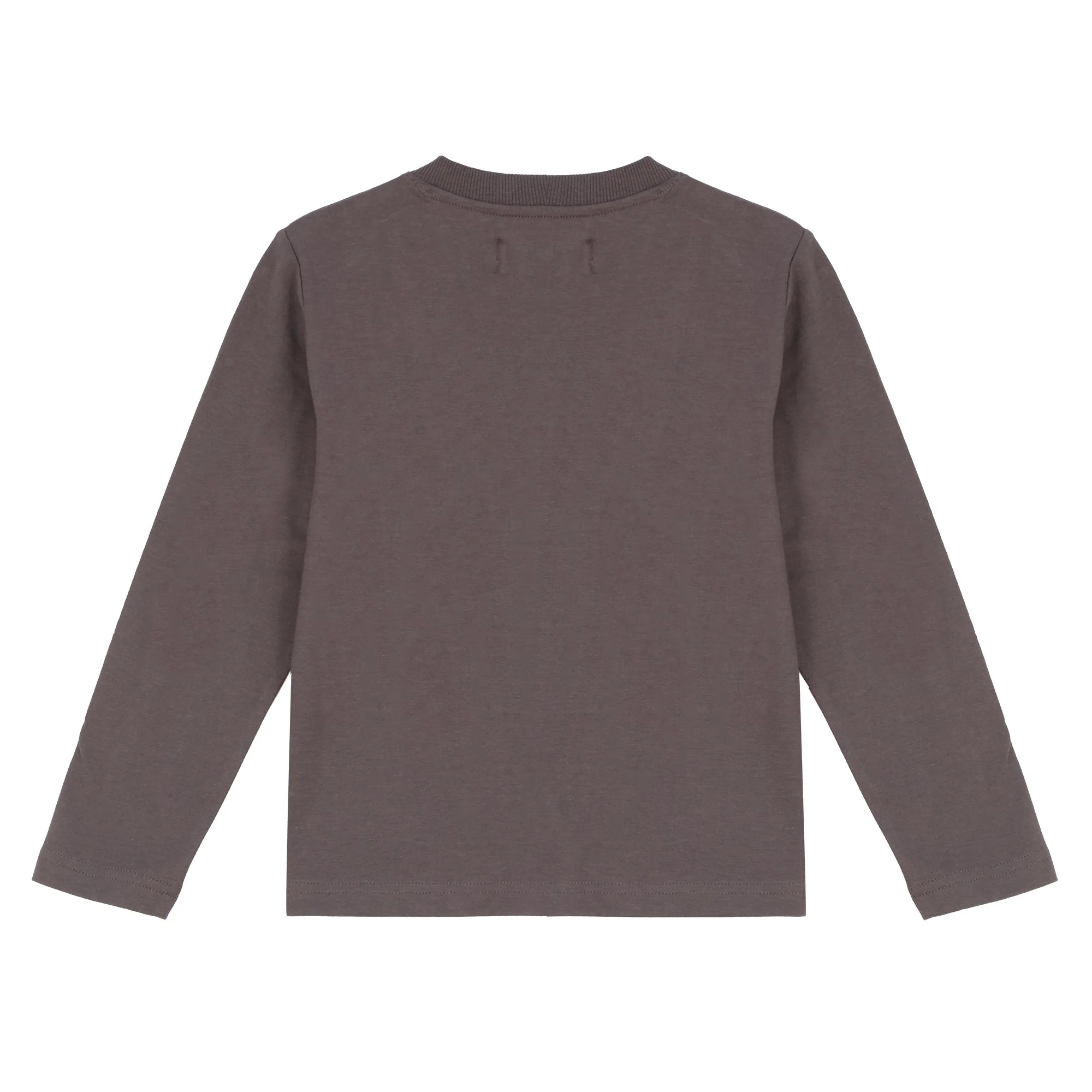 Tee-shirt manches longues avec animation 3-12 ans  - Gris - Image 2