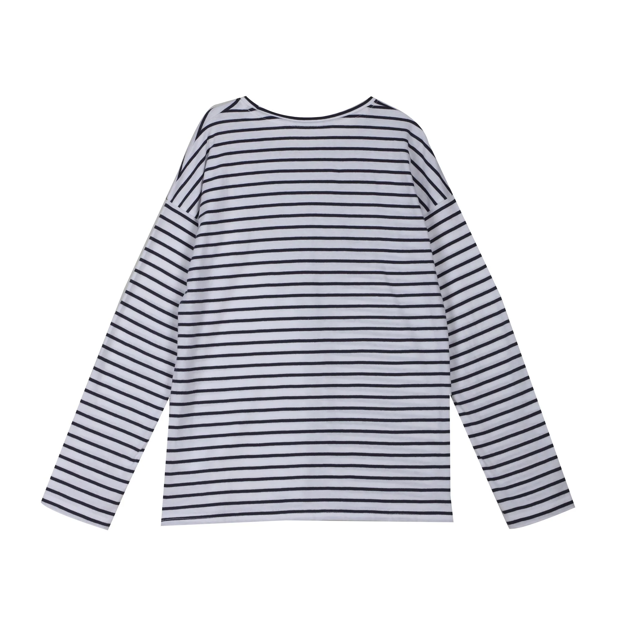 Tee-shirt manches longues marinière 8/12ans - Rose - Image 2
