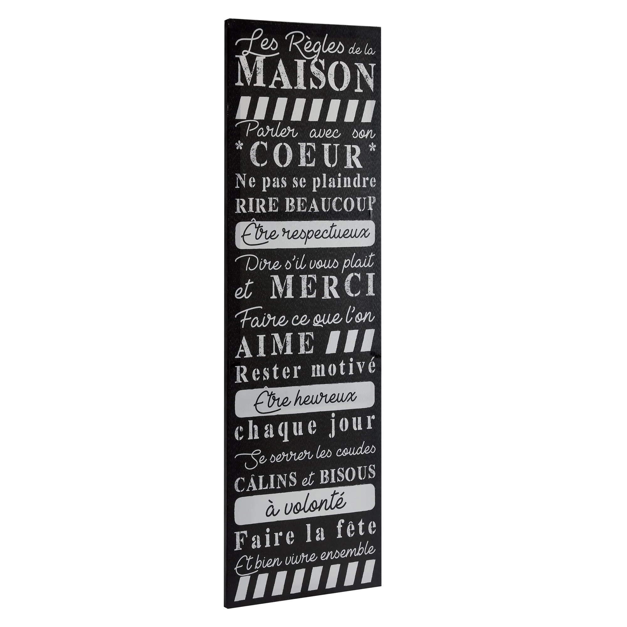 Toile imprimée des règles de la maison - Image 2