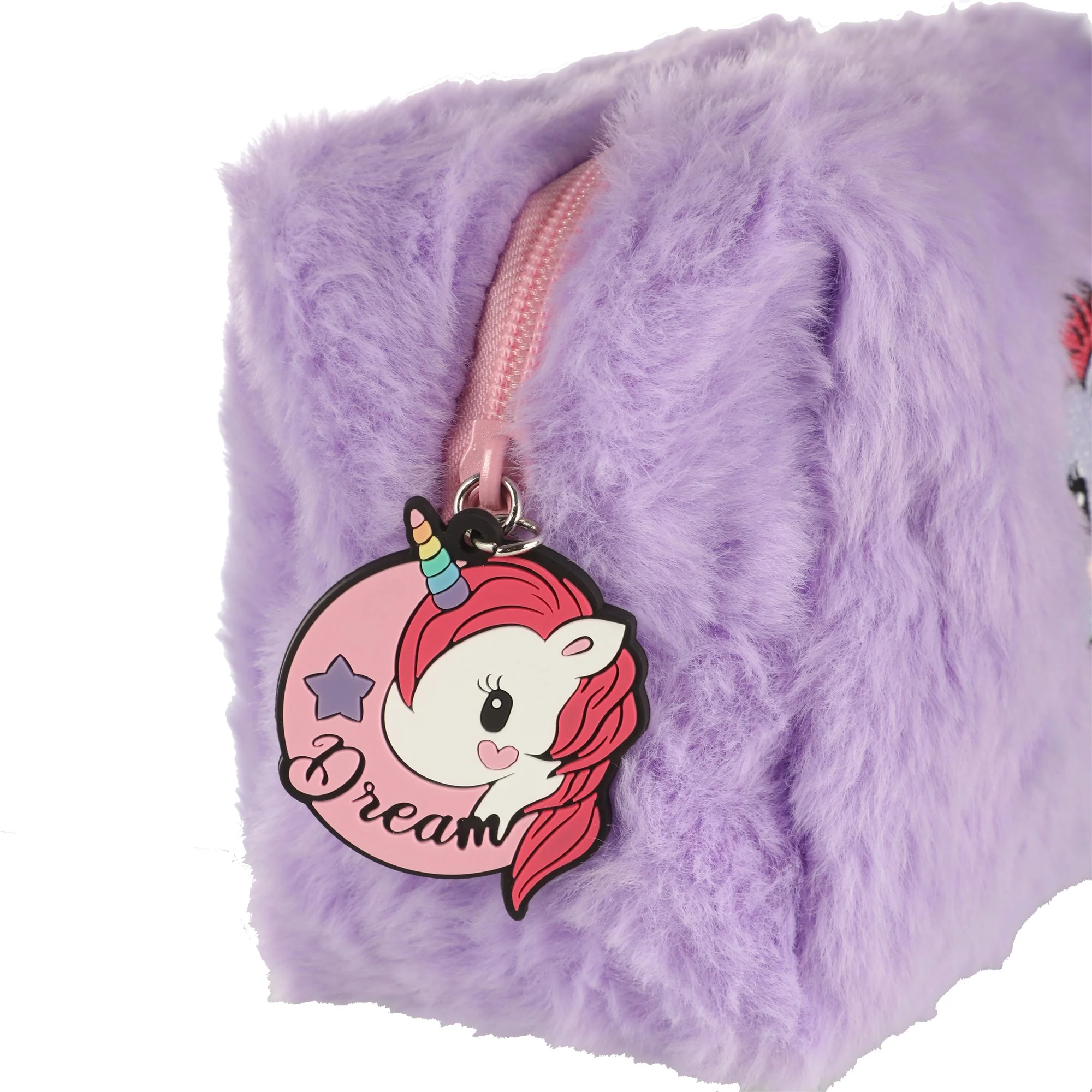 Trousse de toilette fourrure Licorne - Image 3