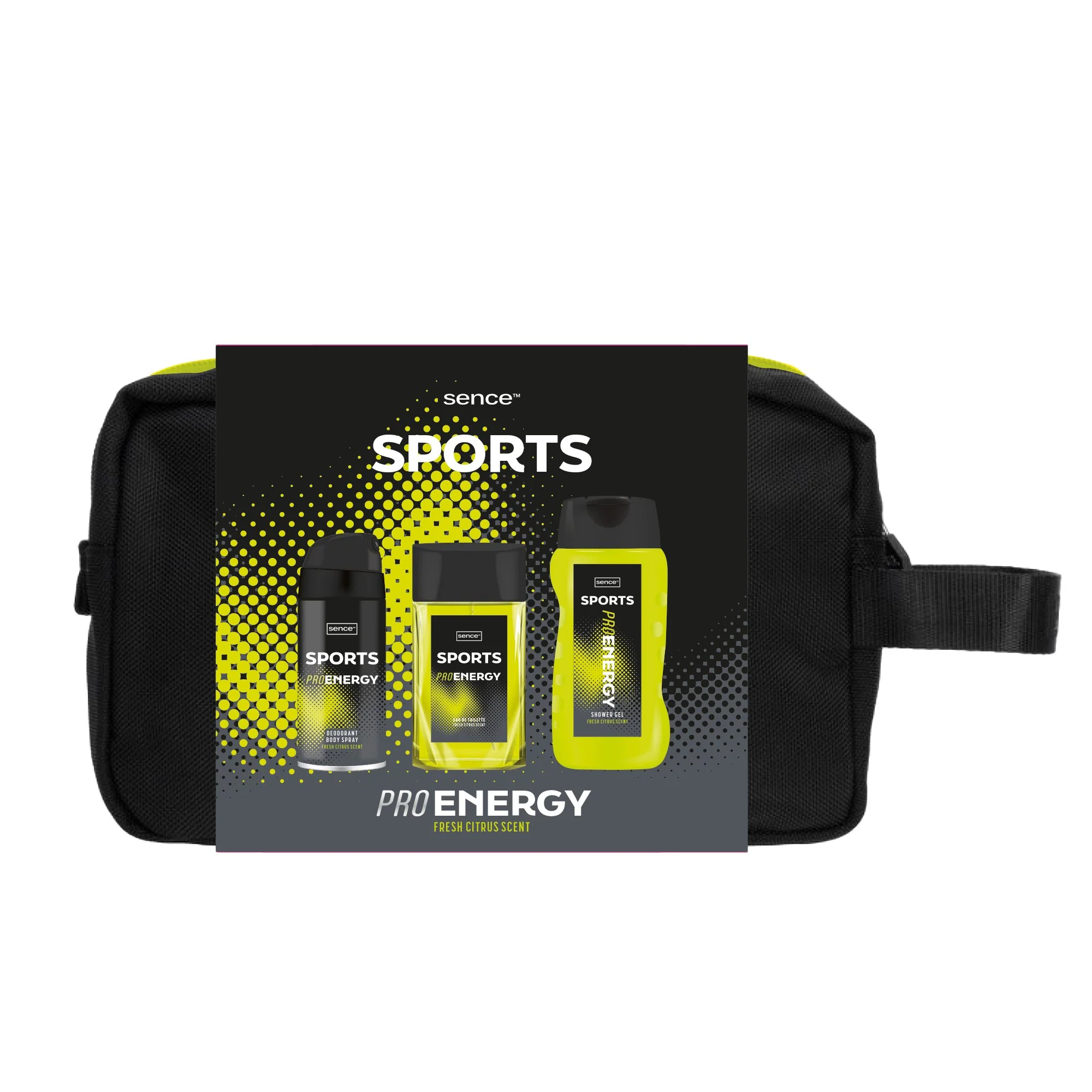 Trousse Pro Energy Active Sport 4 pièces - Noir