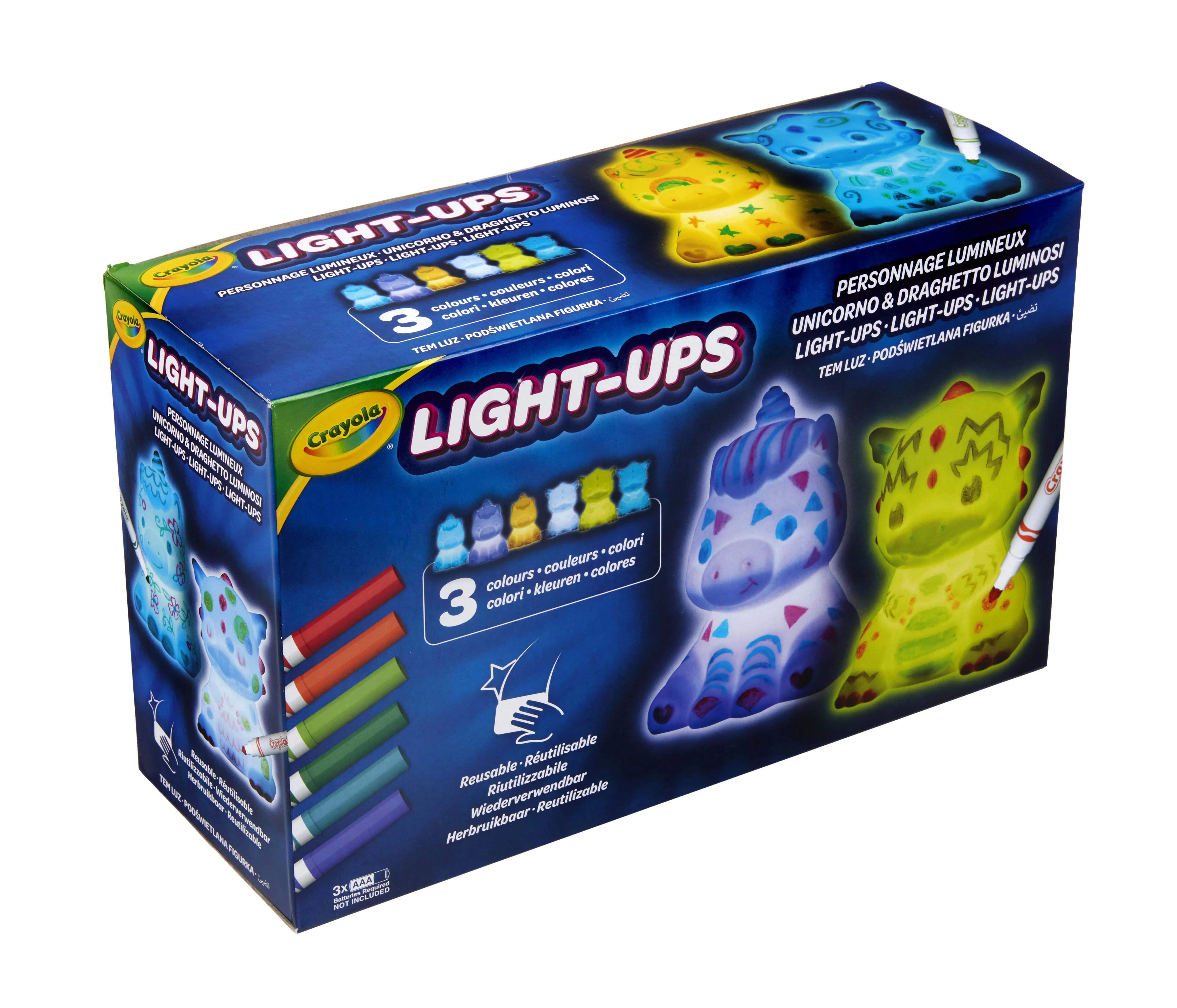 Veilleuses Coloriables Licorne & Dragon
