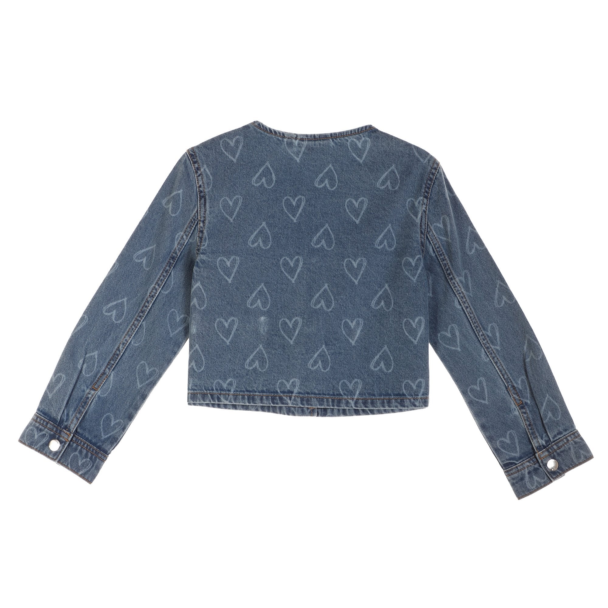 Veste en jean - Bleu foncé - Image 2